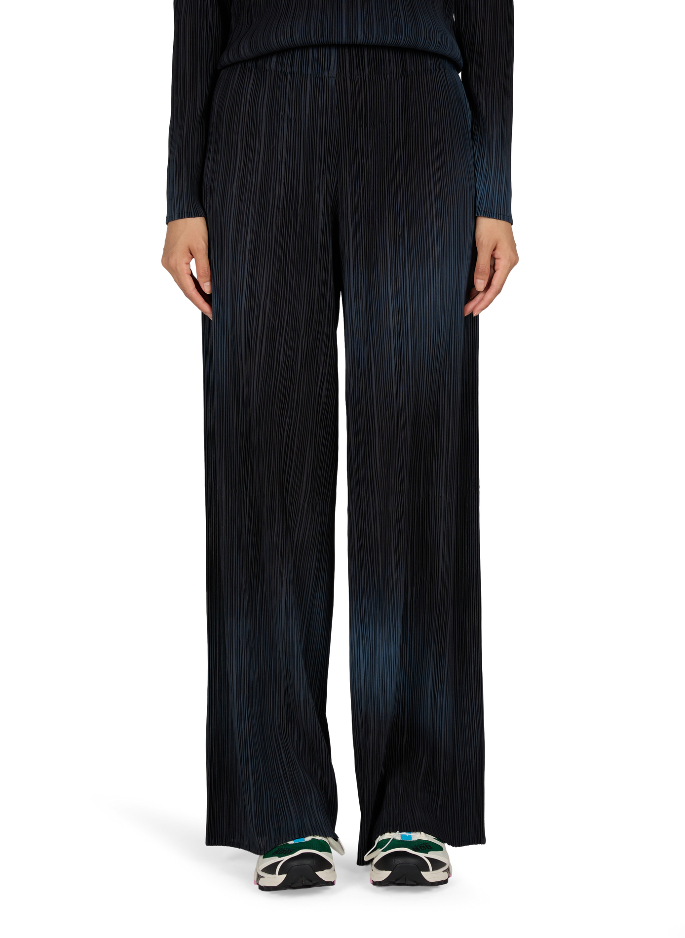 Whisper pleated trousers Maro THINKING MU Blue