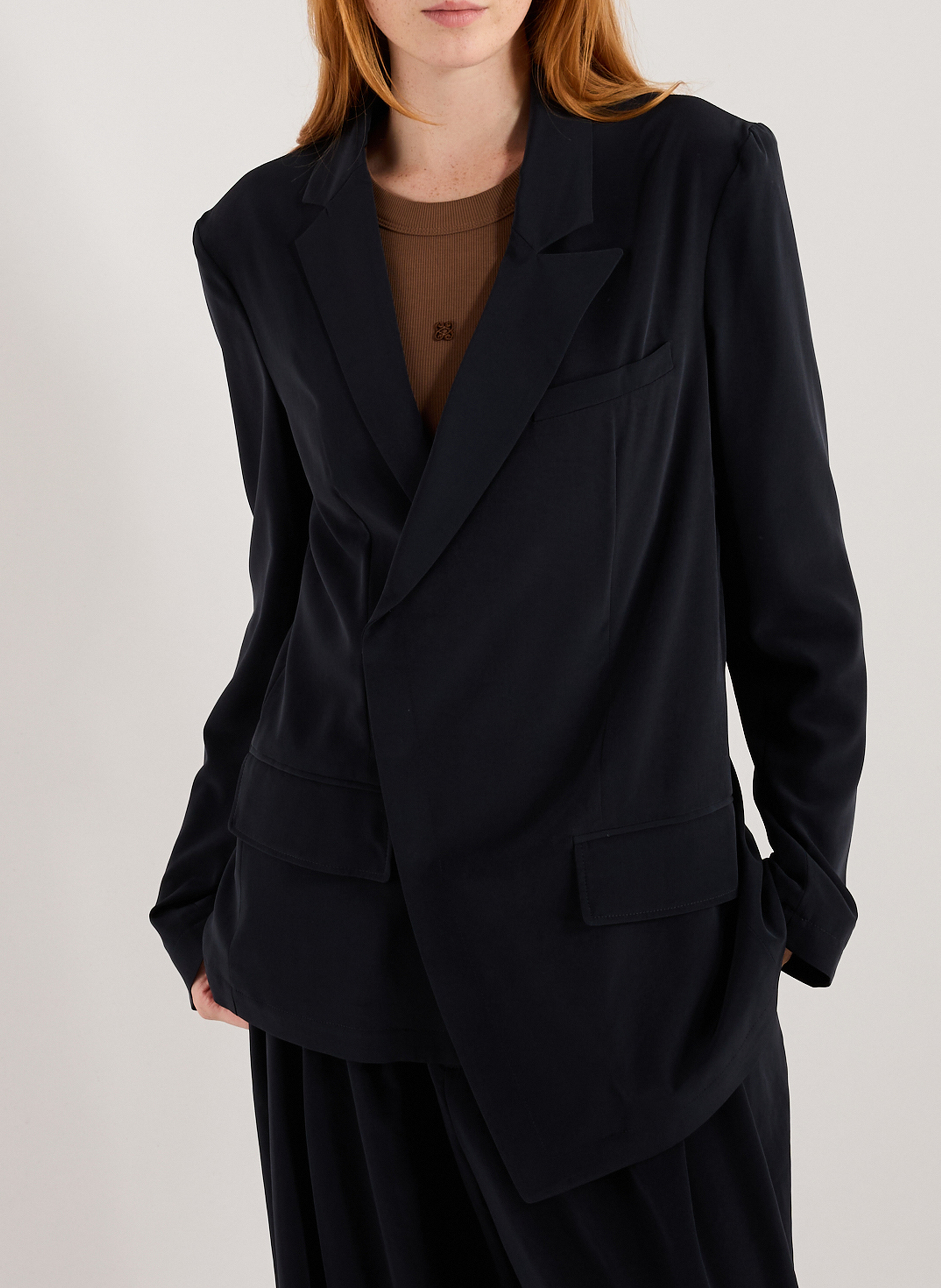 Asymmetrischer Blazer TIBI Blau