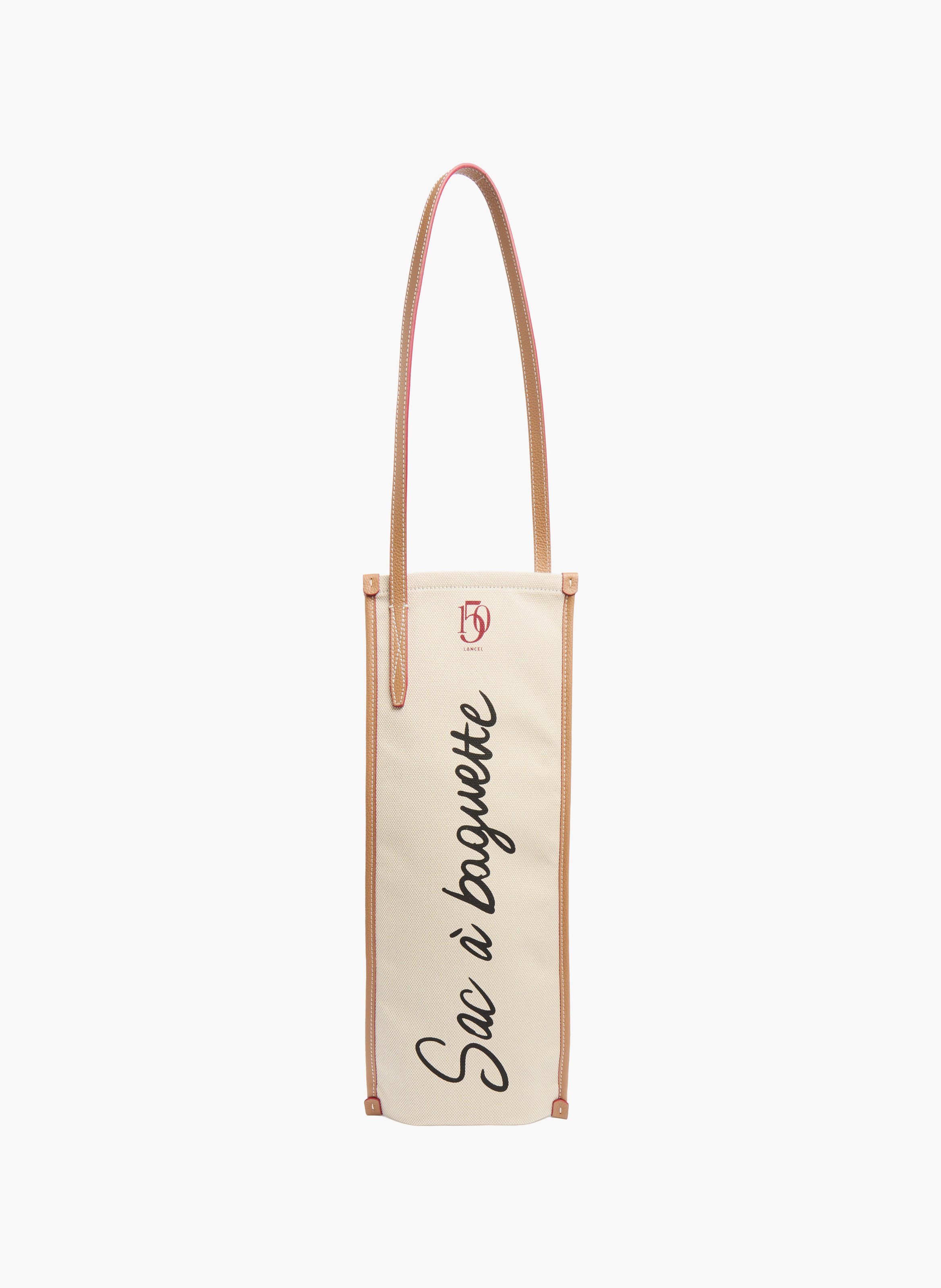 Sac cabas capsule lancel 150y en animation 150y : toile & cuir de vachette lisse LANCEL Multicolore