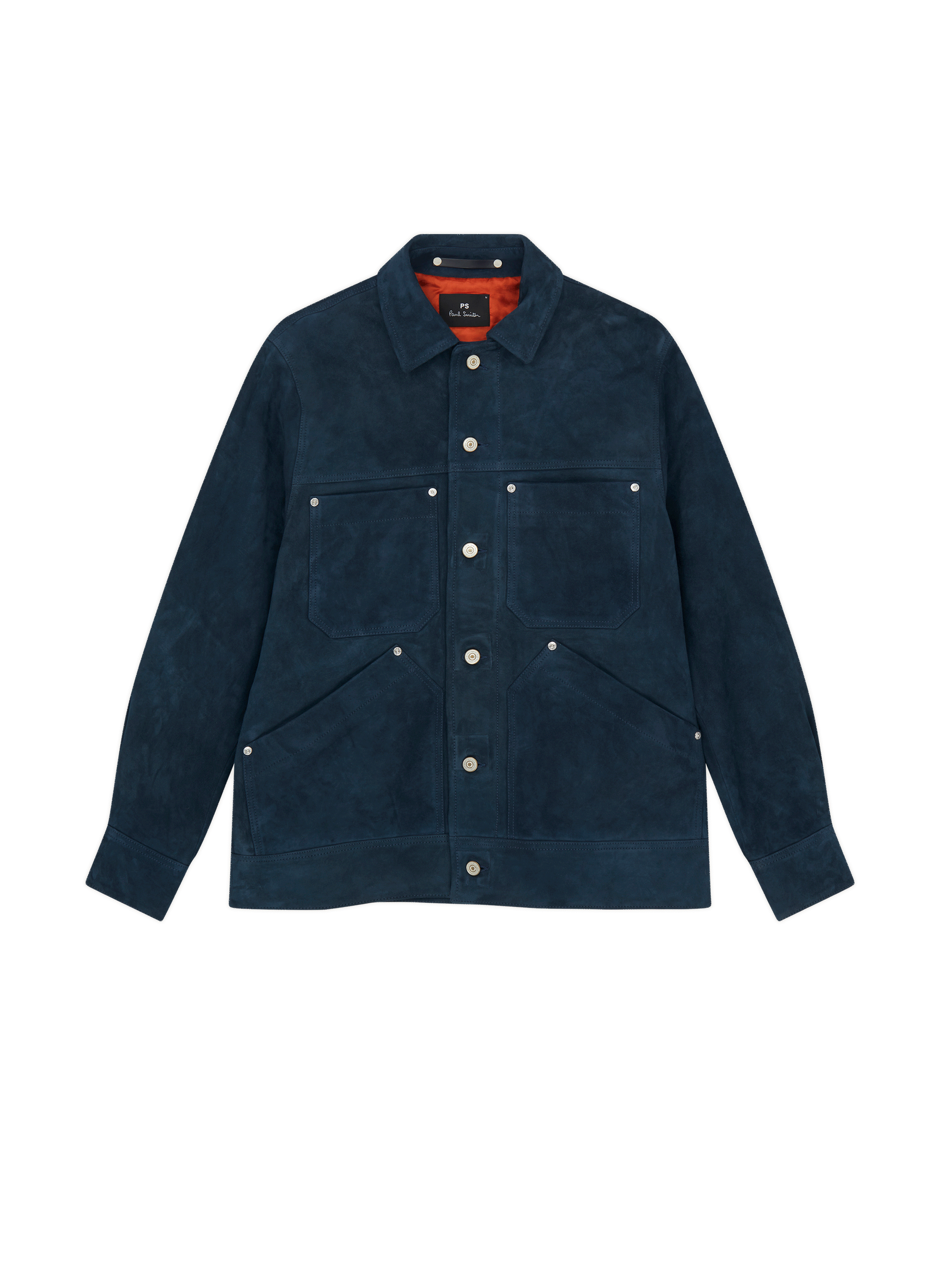 Veste en cuir suédé