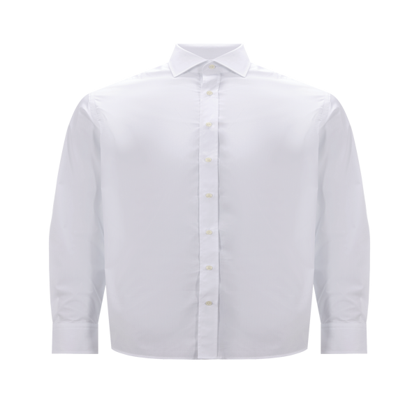 Hackett Cotton Shirt In White