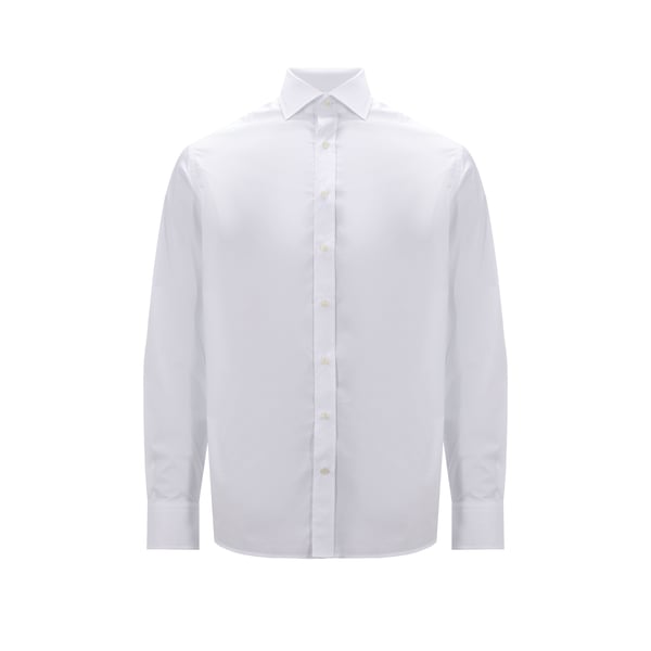 Hackett Cotton Shirt In White