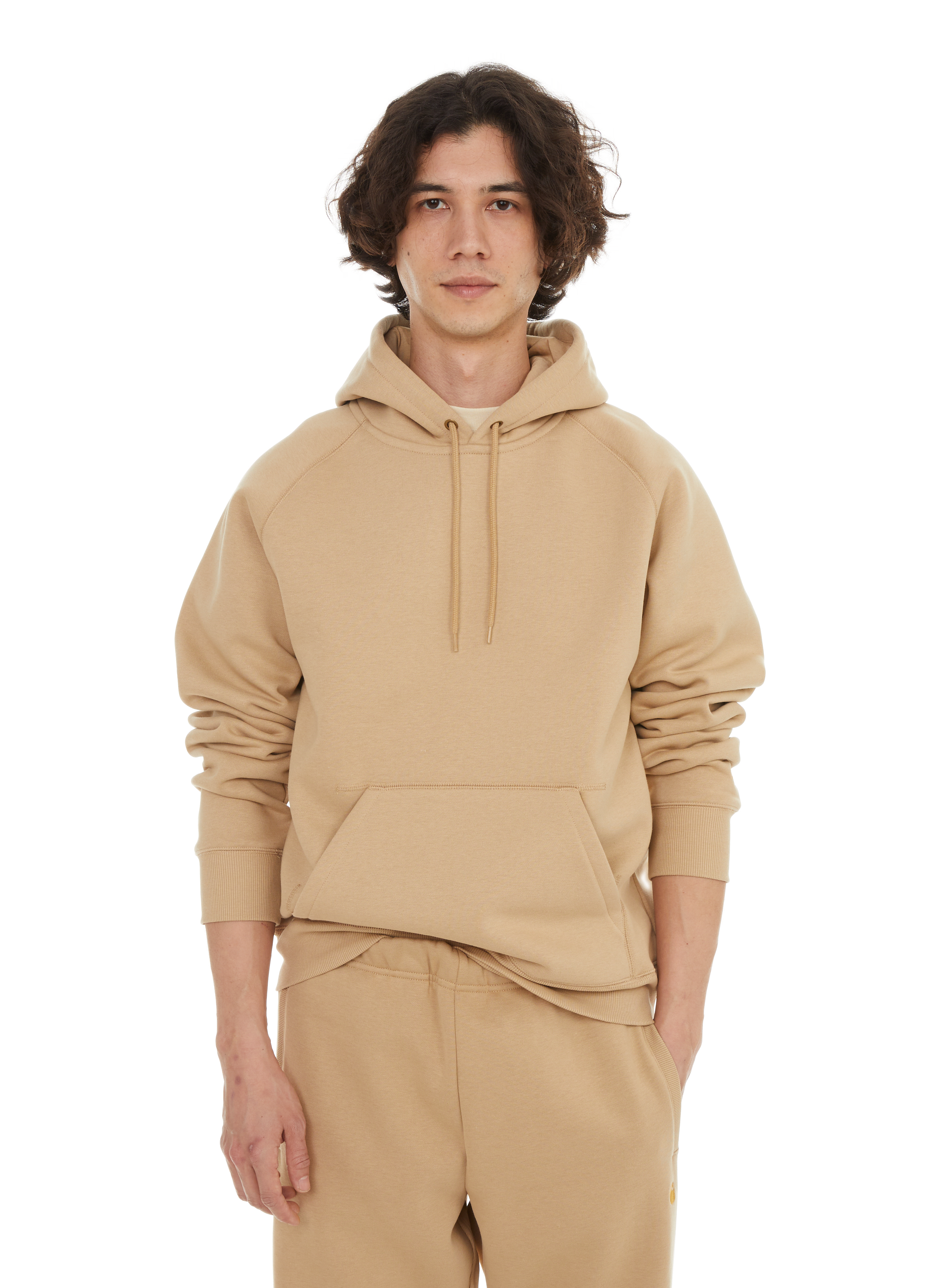CARHARTT WIP Cotton-blend hoodie  Beige
