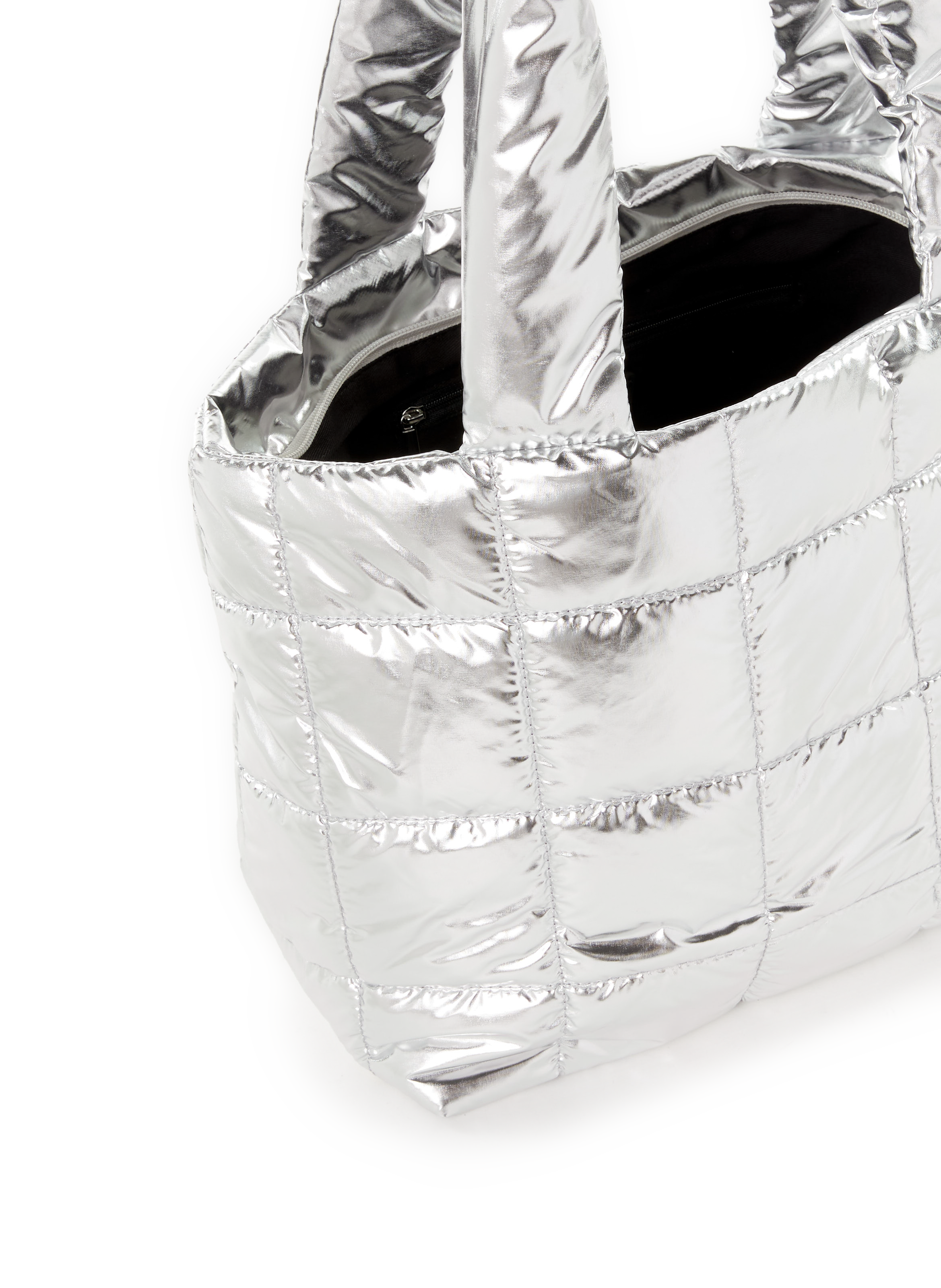 Quilted handbag AU PRINTEMPS PARIS Silver