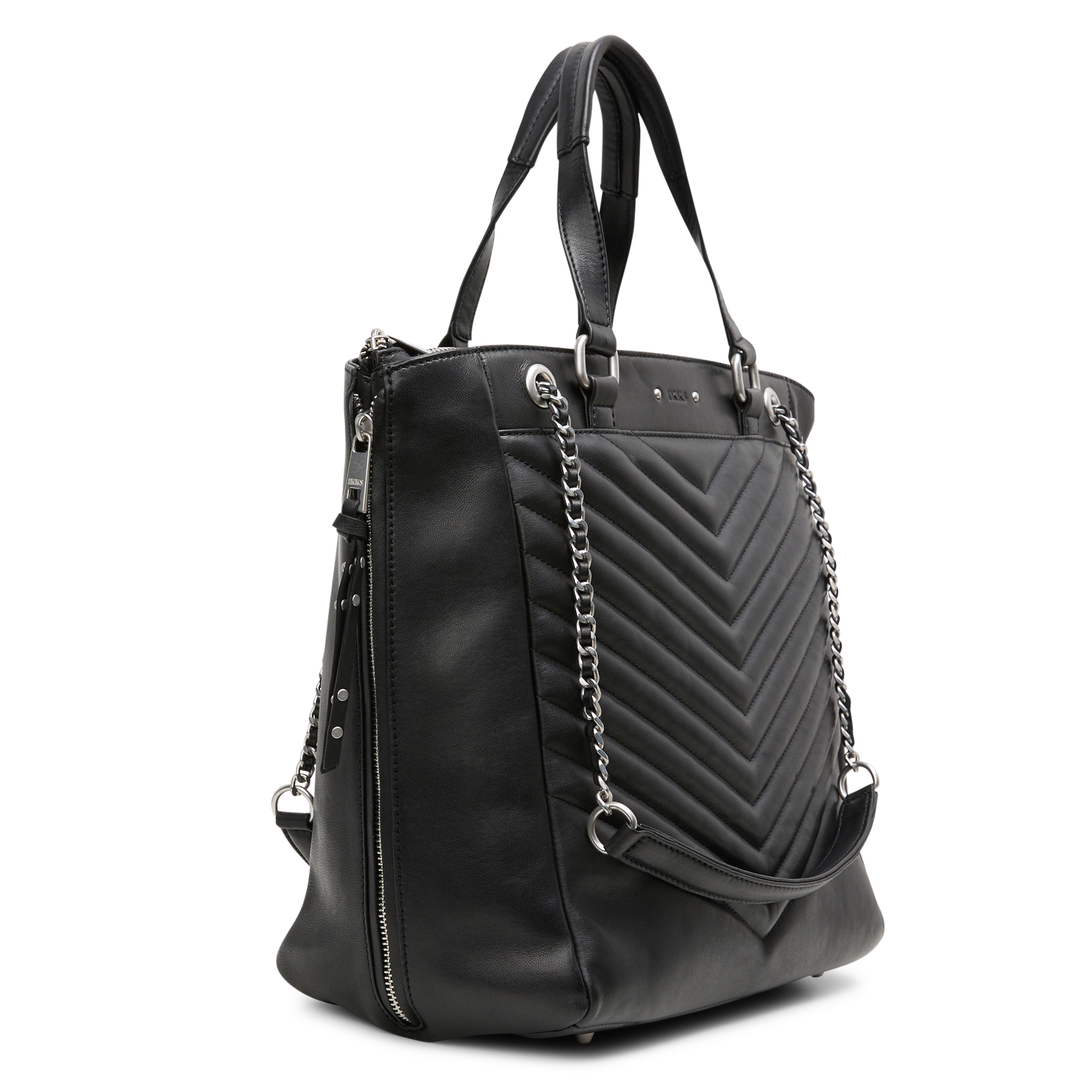 Sac à main en cuir IKKS Noir