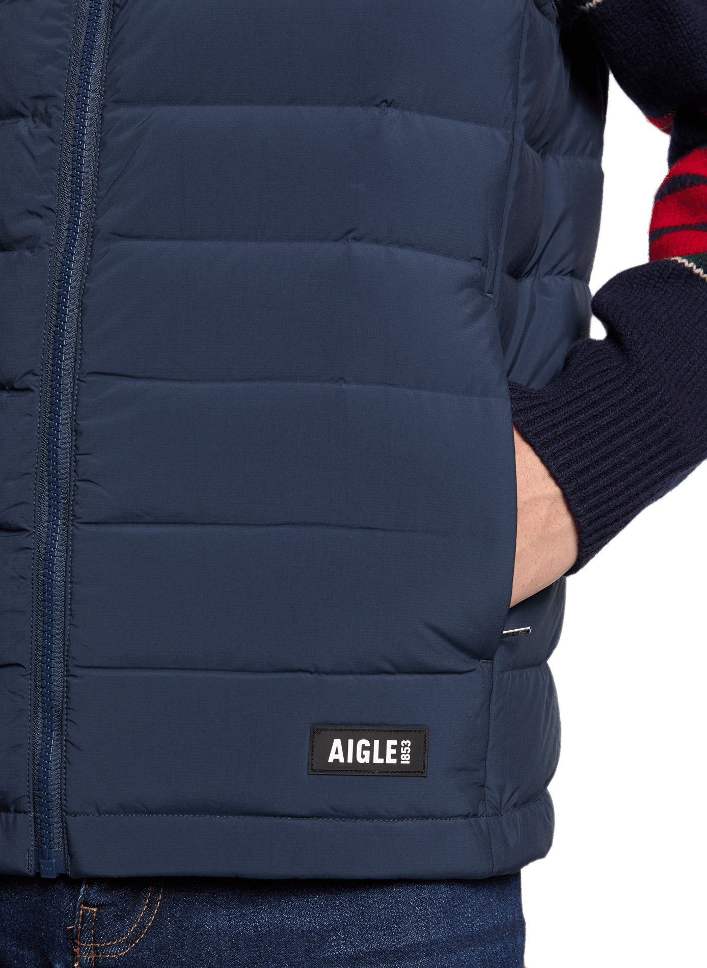 Gilet trapuntato senza maniche AIGLE Blu