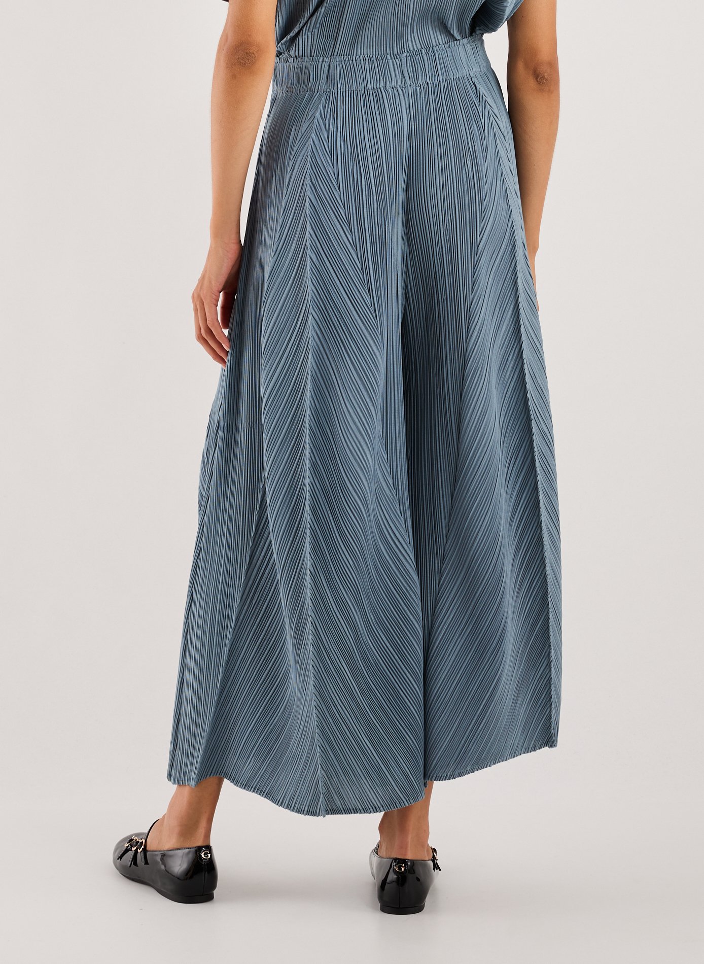 Pantalon ample plissé  ADOLFO DOMINGUEZ Gris