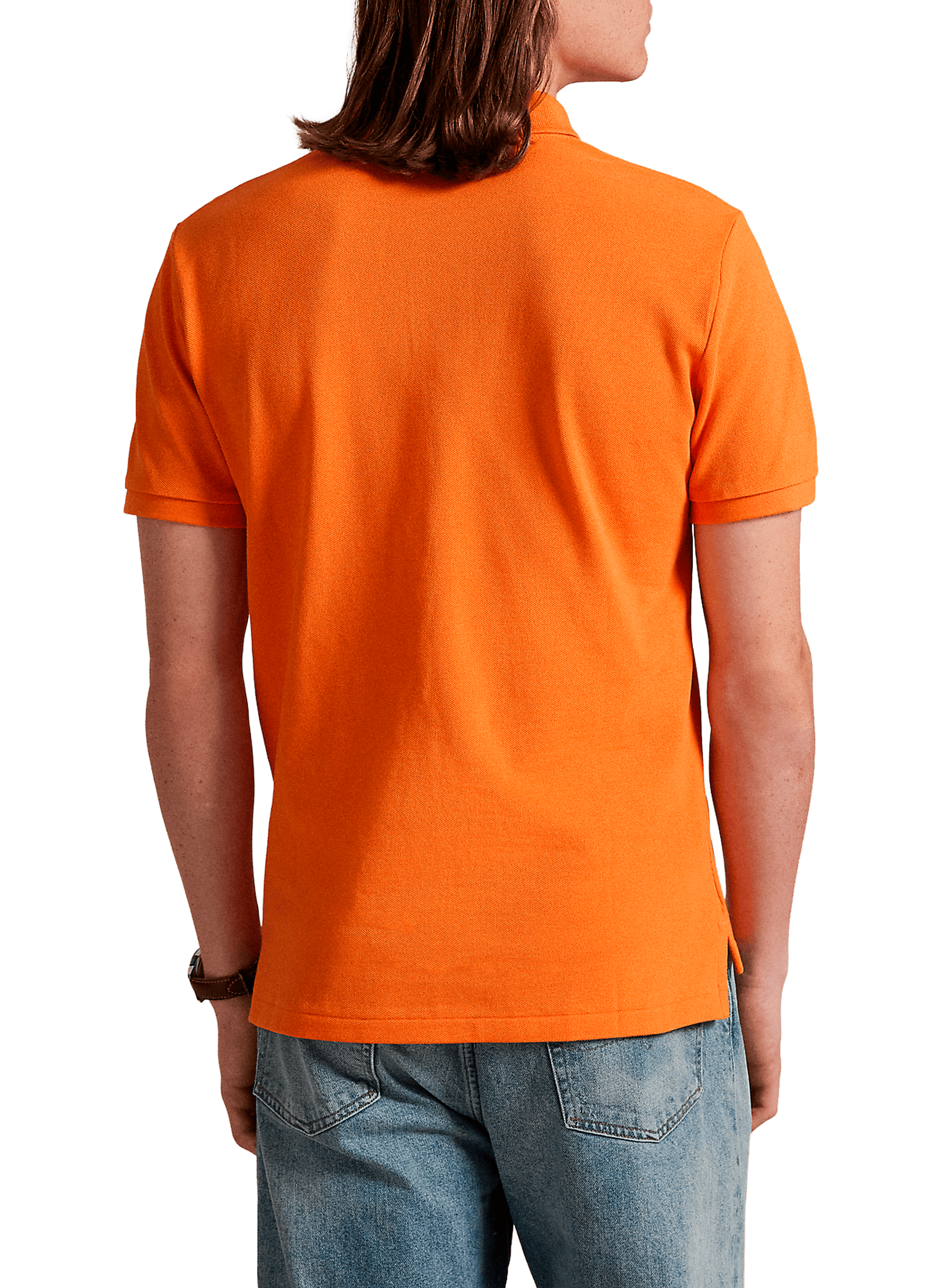 Polo à manches courtes en coton POLO RALPH LAUREN Orange