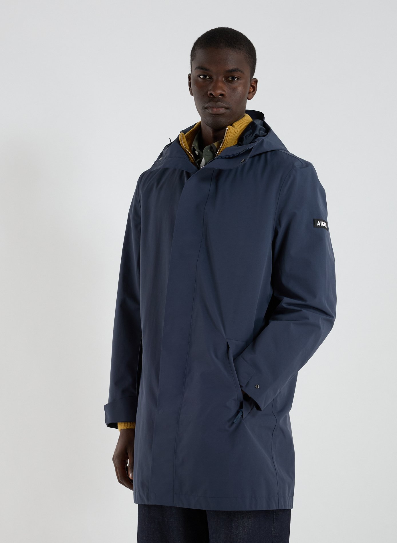 AIGLE Parka coupe longue Bleu