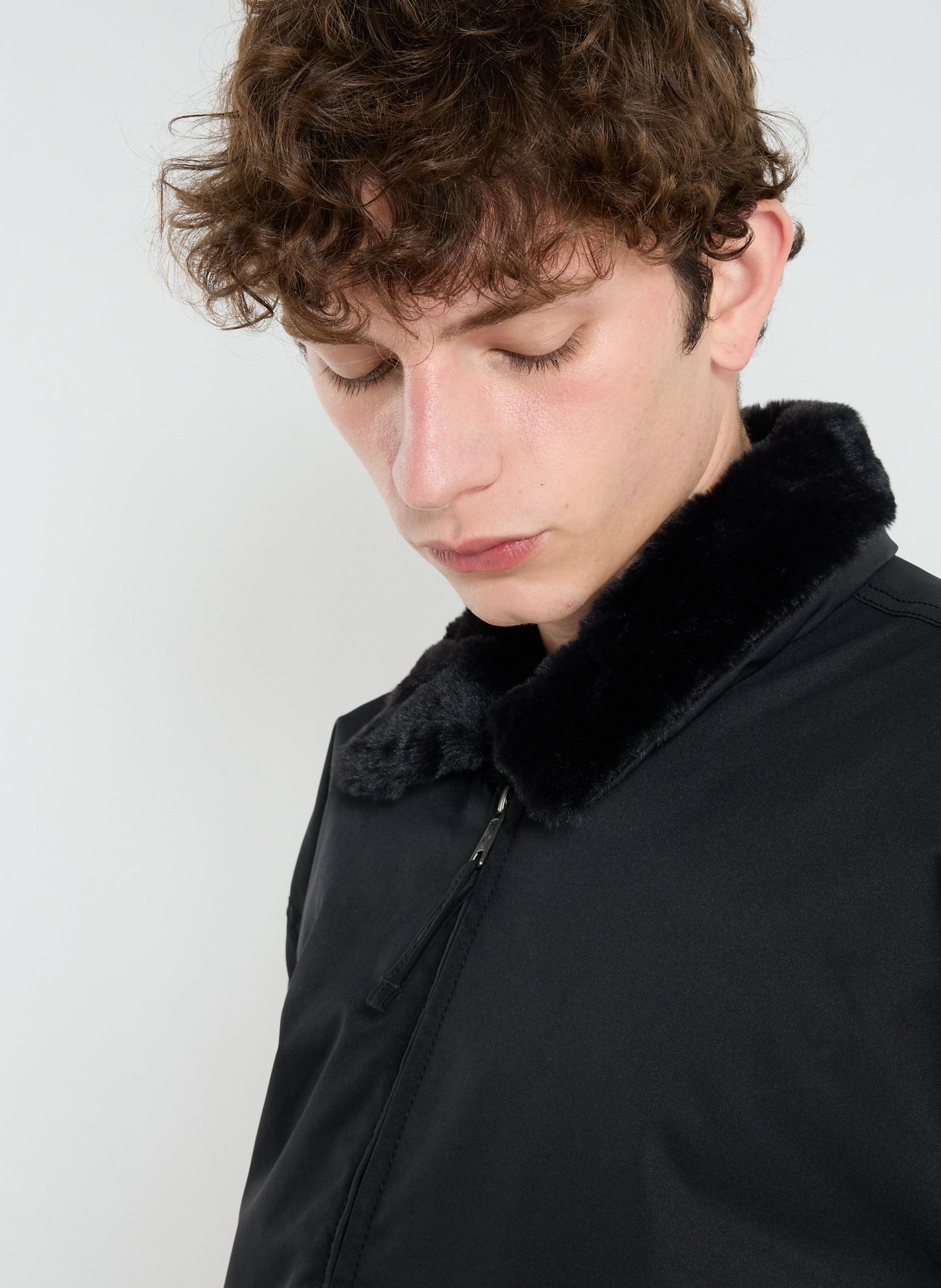 Jacket with classic collar DICKIES Black