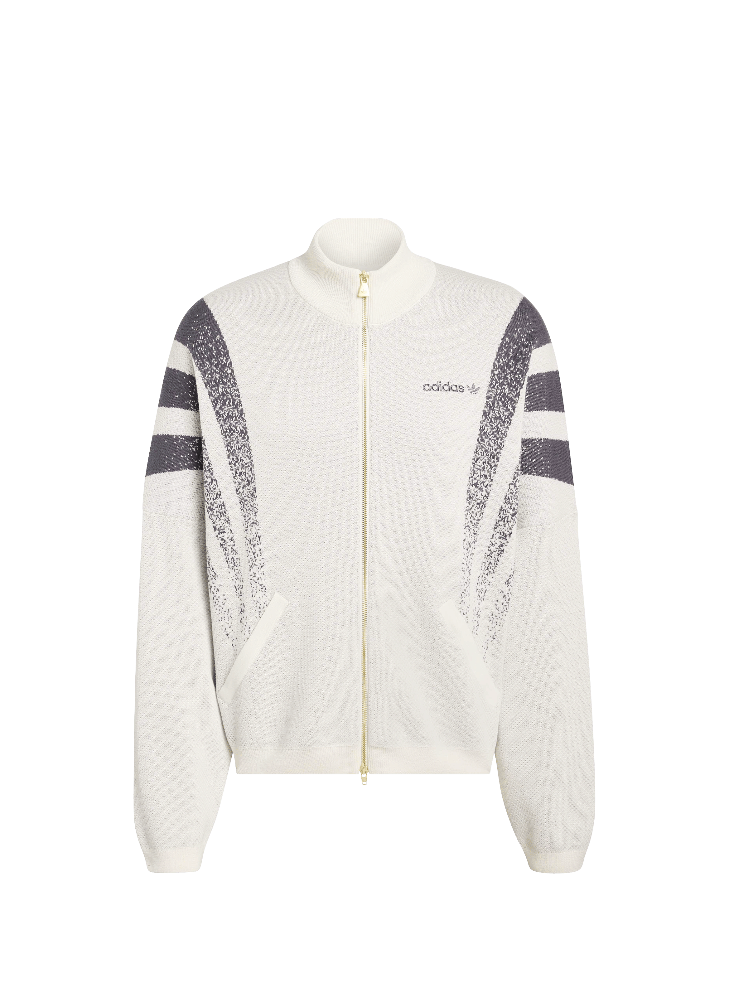 High-neck tracksuit jacket ADIDAS White