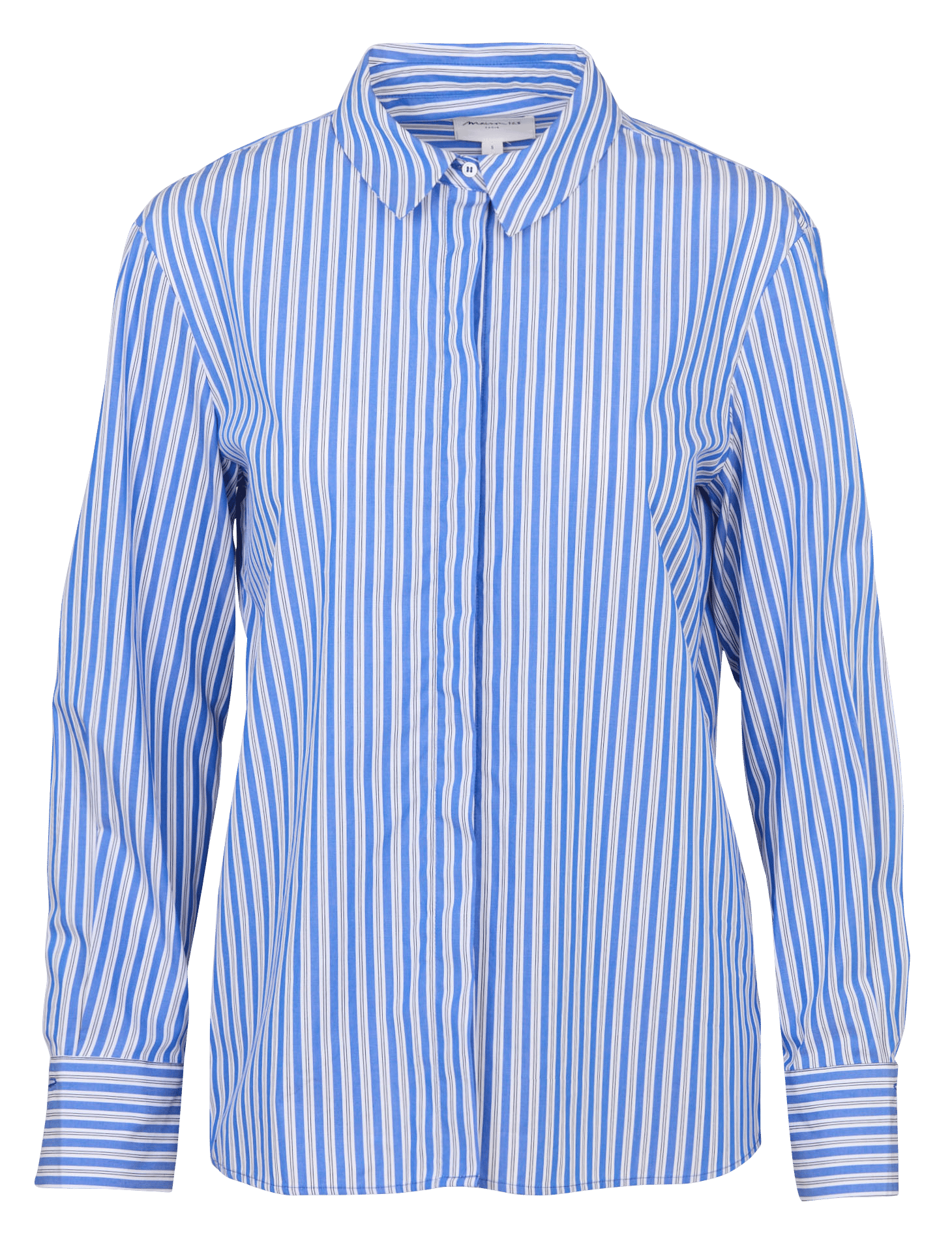 Chemise droite à rayures esmeralda MAISON 123 Bleu