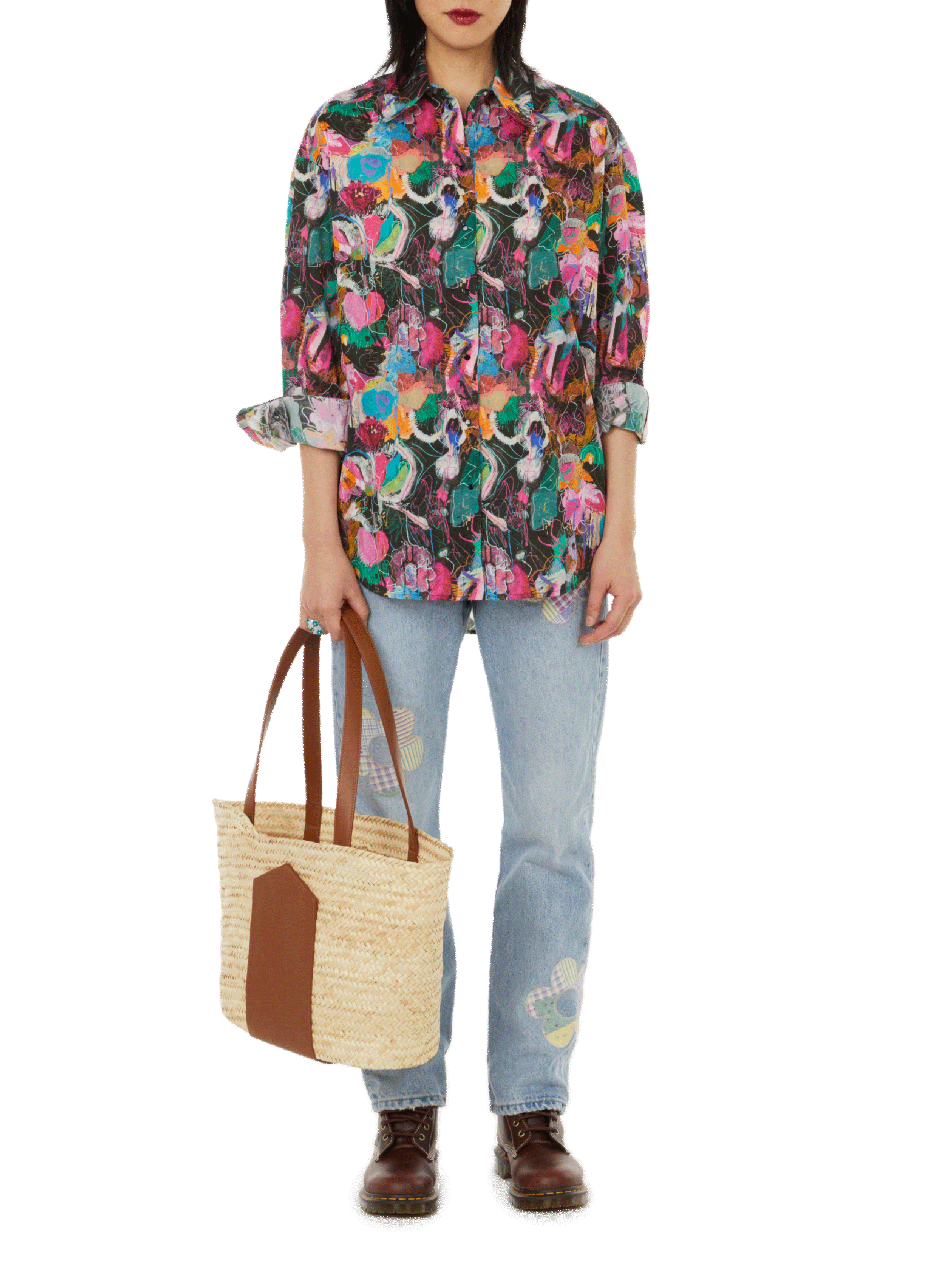 Beaded ring KISSES X Blue