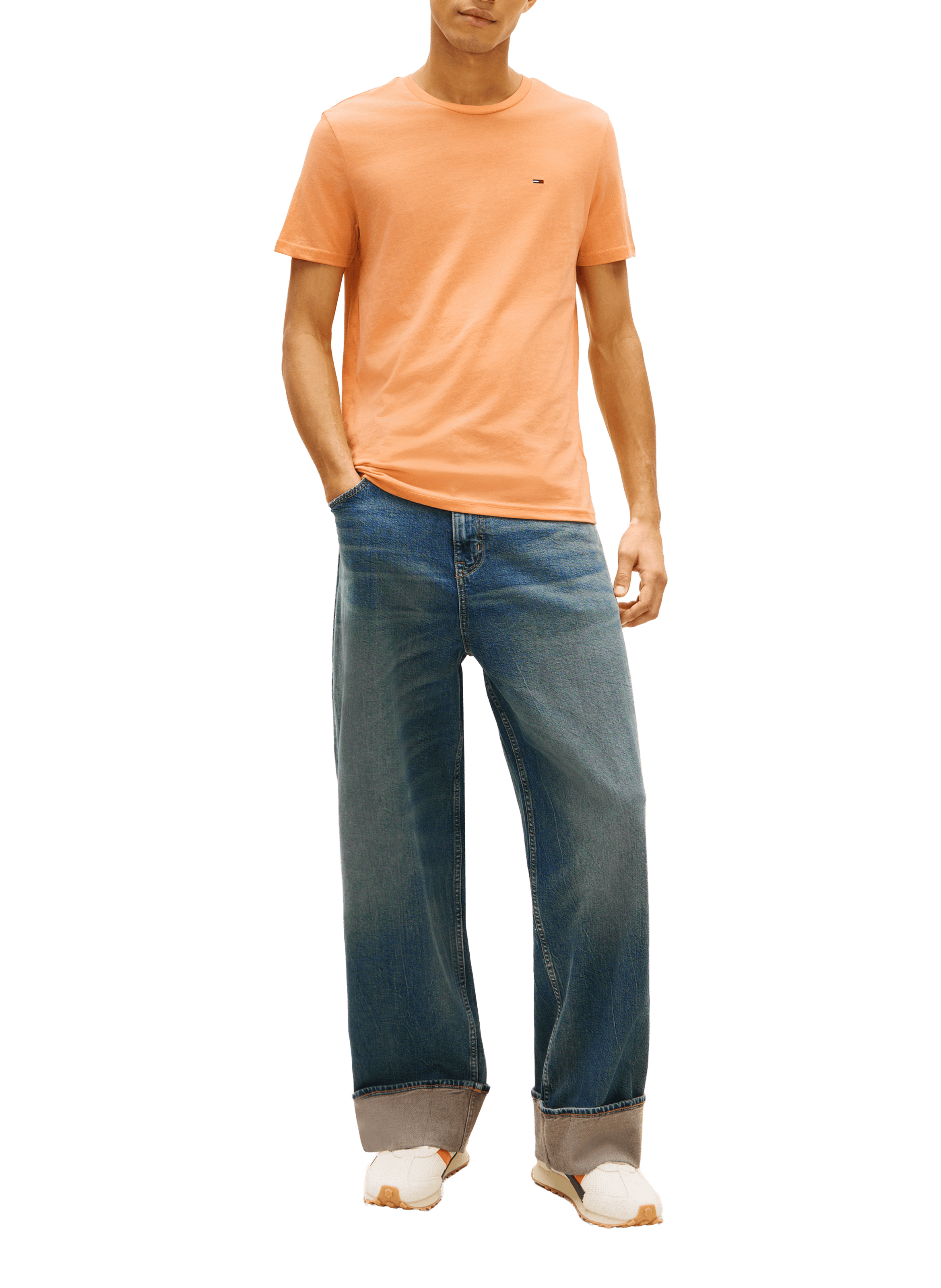 T-shirt à logo Orange