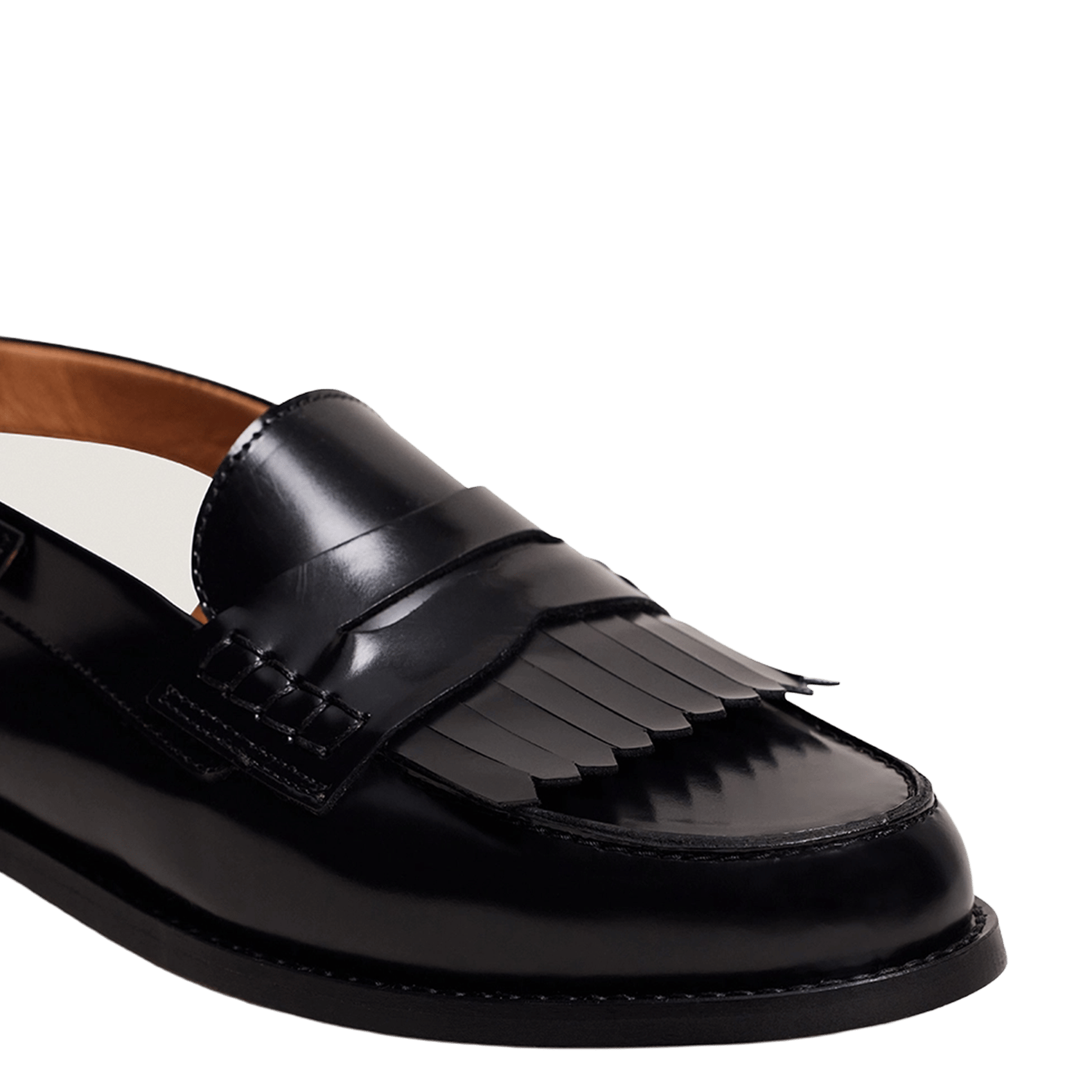 Mocassins en cuir audelle JONAK Noir