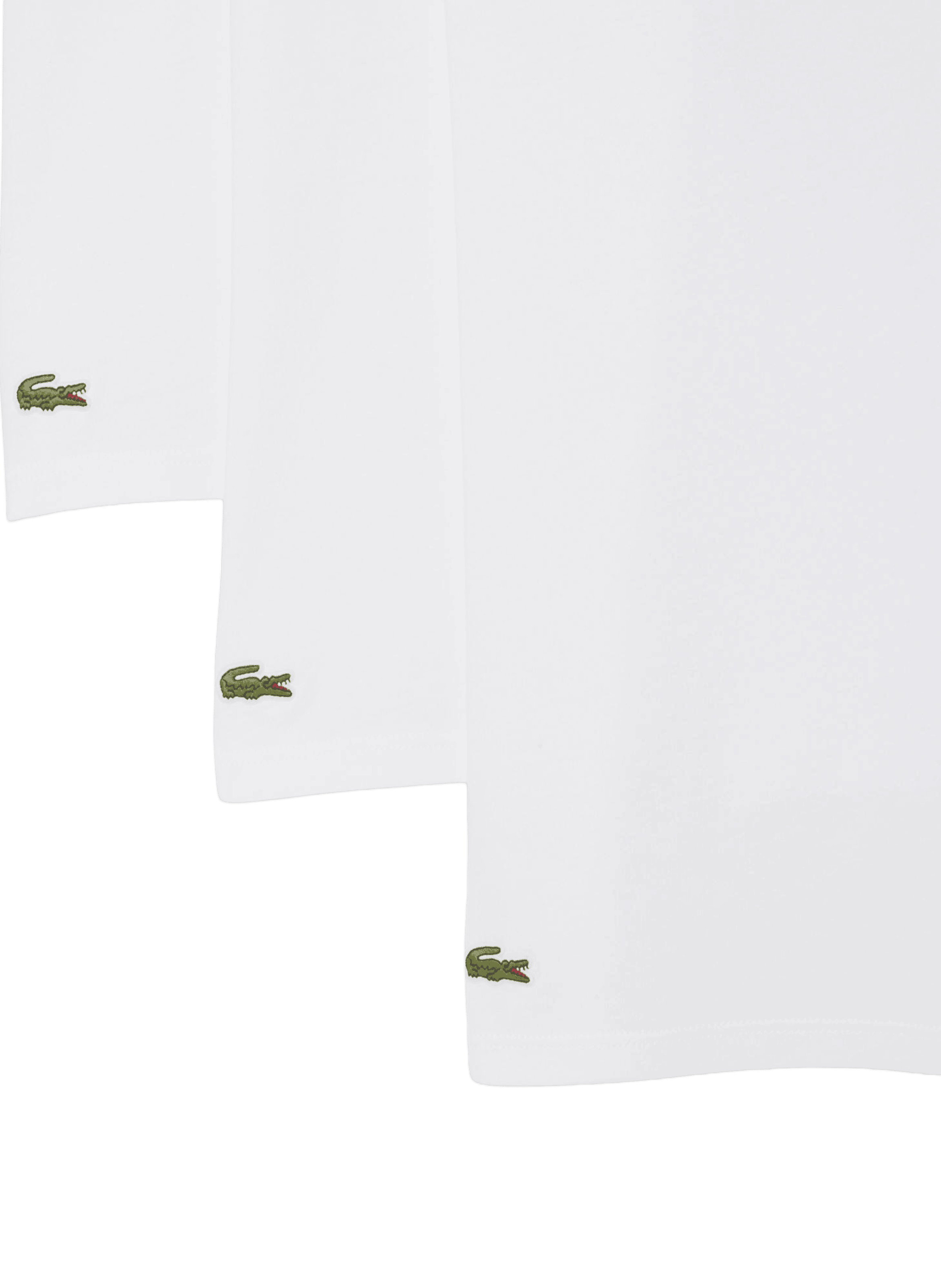 Lot de 3 débardeur en coton LACOSTE Blanc