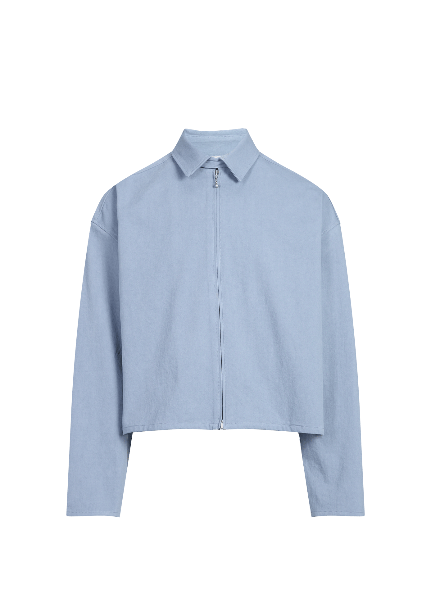 Jacket with classic cotton collar MERELY MADE Blue