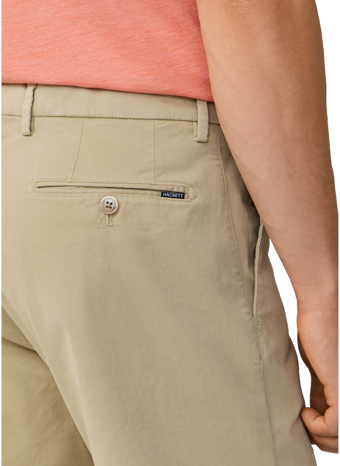 Bermuda droit en coton mélangé HACKETT Beige