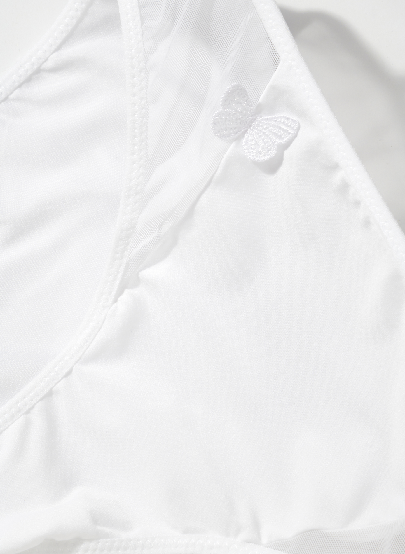 Culotte détail broderie papillon PASSIONATA Blanc