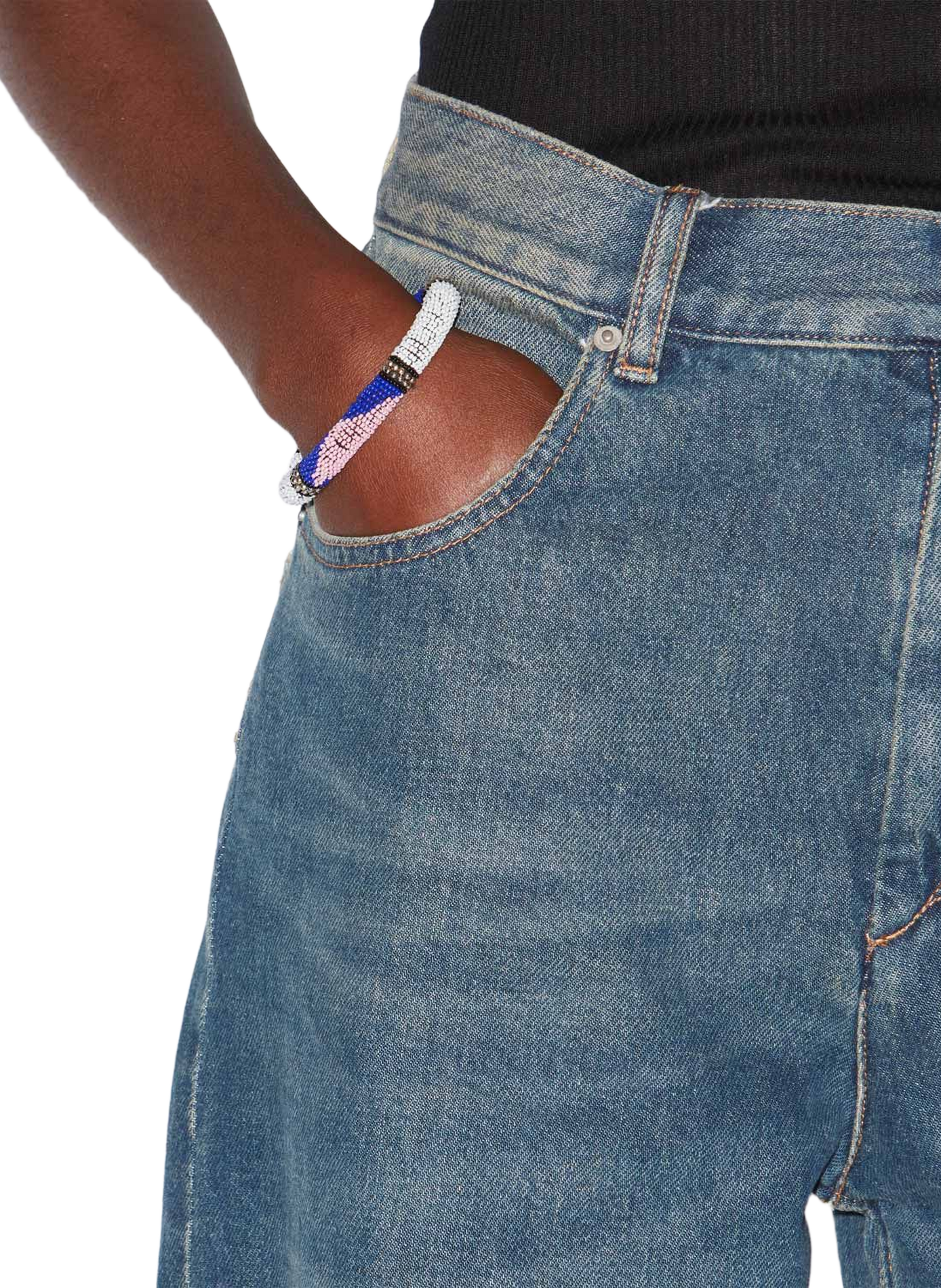 Armband mit Perlen Nuna ISABEL MARANT Silber