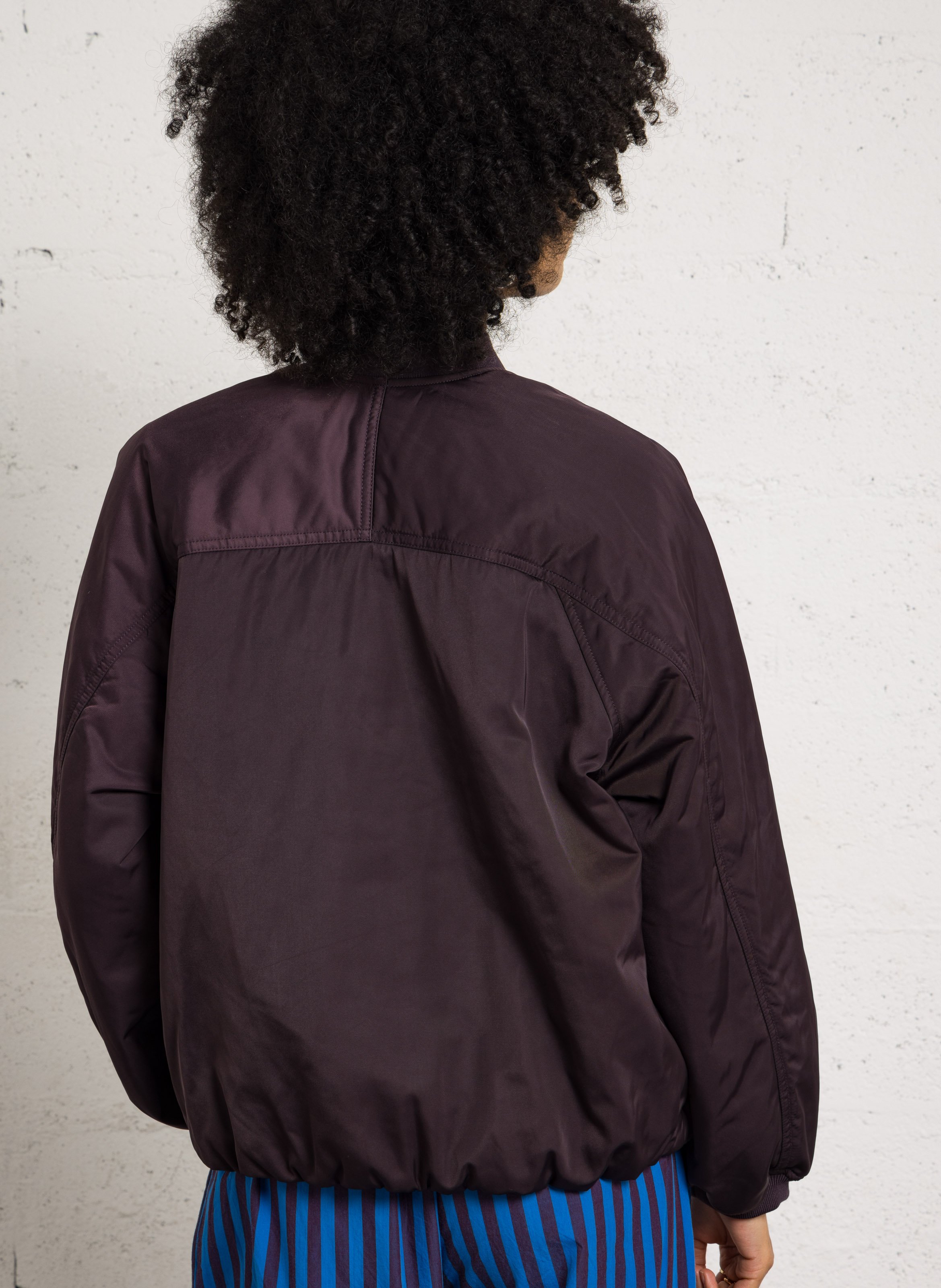 Veste oversize unie manches longues IKKS Violet