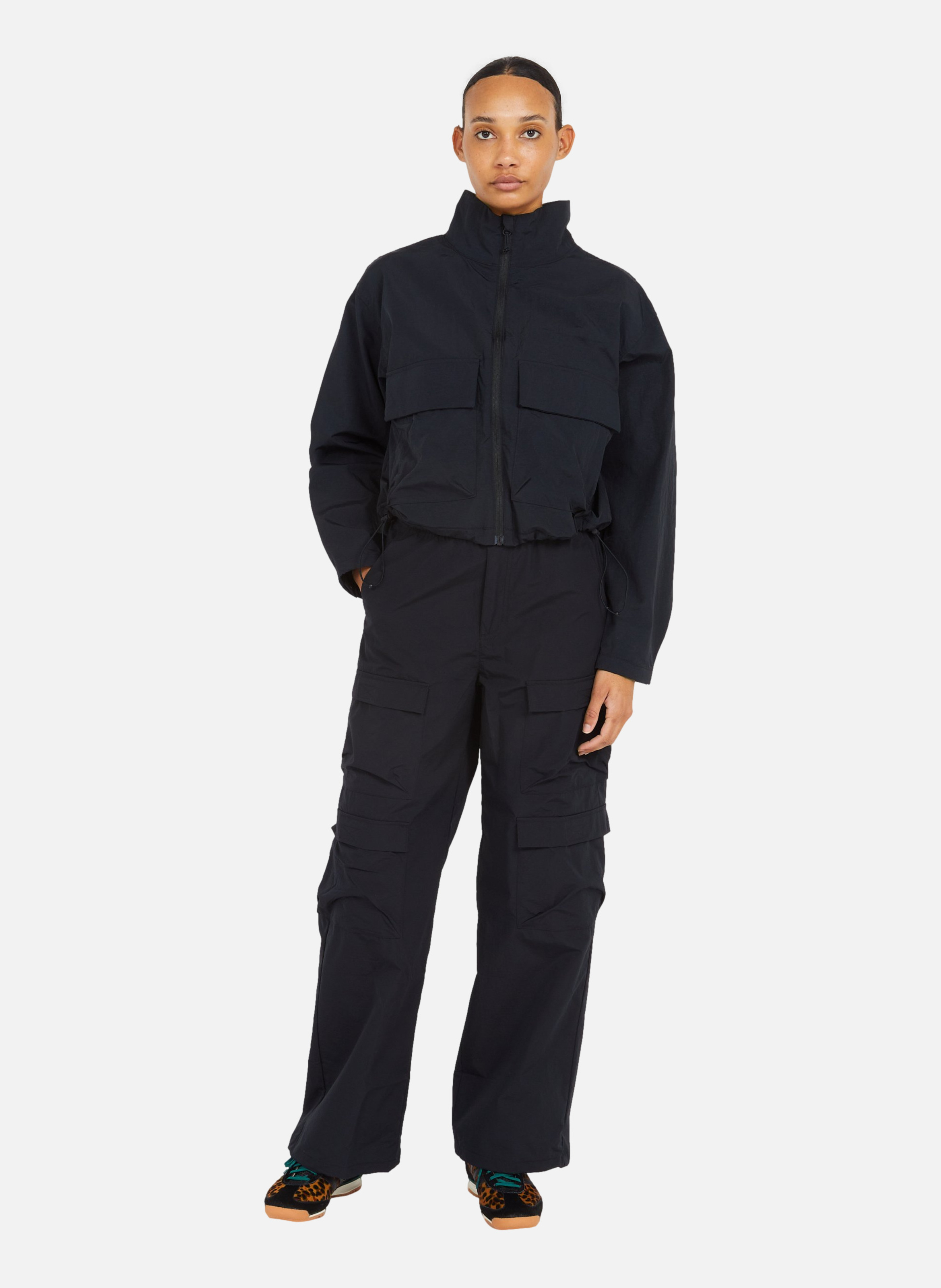Parka paracutie cropped cargo COLUMBIA Noir