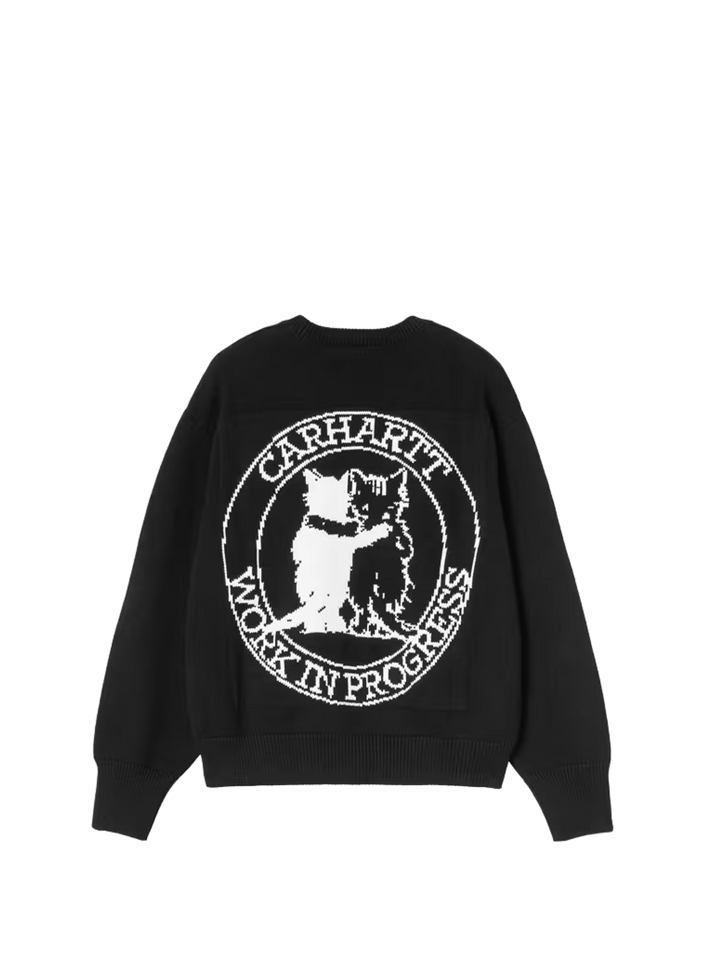 Sweatshirt Knuffelende Katten van katoen CARHARTT WIP Zwart