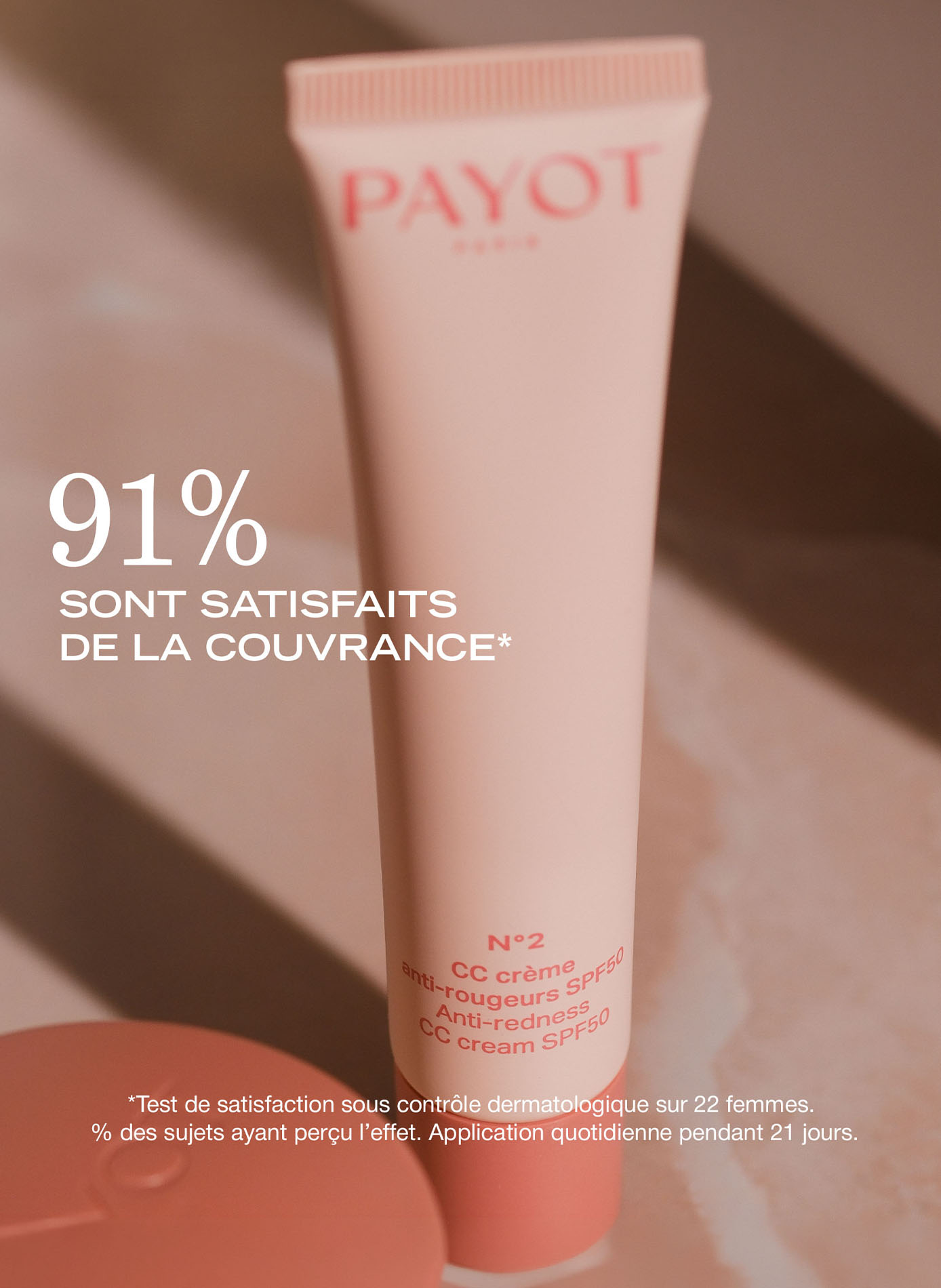 Crema CC N°2 Anti-Rojeces SPF50 PAYOT No color