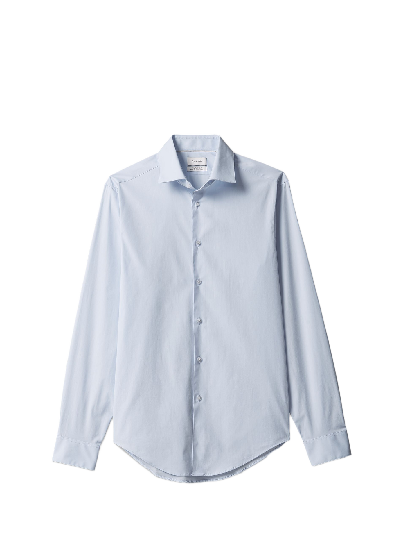Chemise slim en coton CALVIN KLEIN Bleu