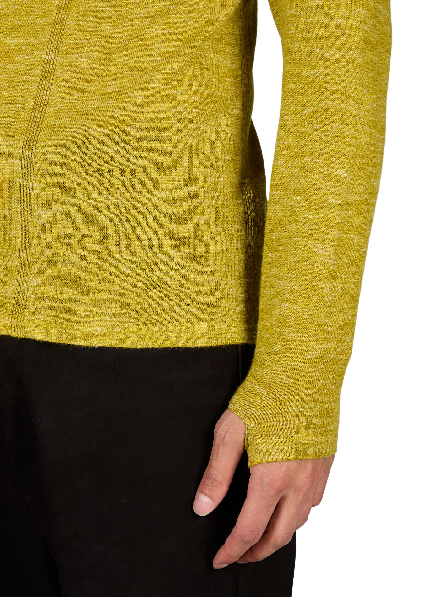 Round neck T-shirt OMAR AFRIDI Yellow