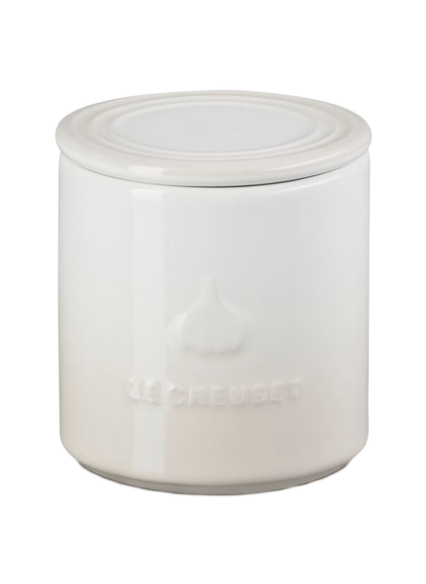Knoblauchtopf Signature aus Keramik LE CREUSET Beige