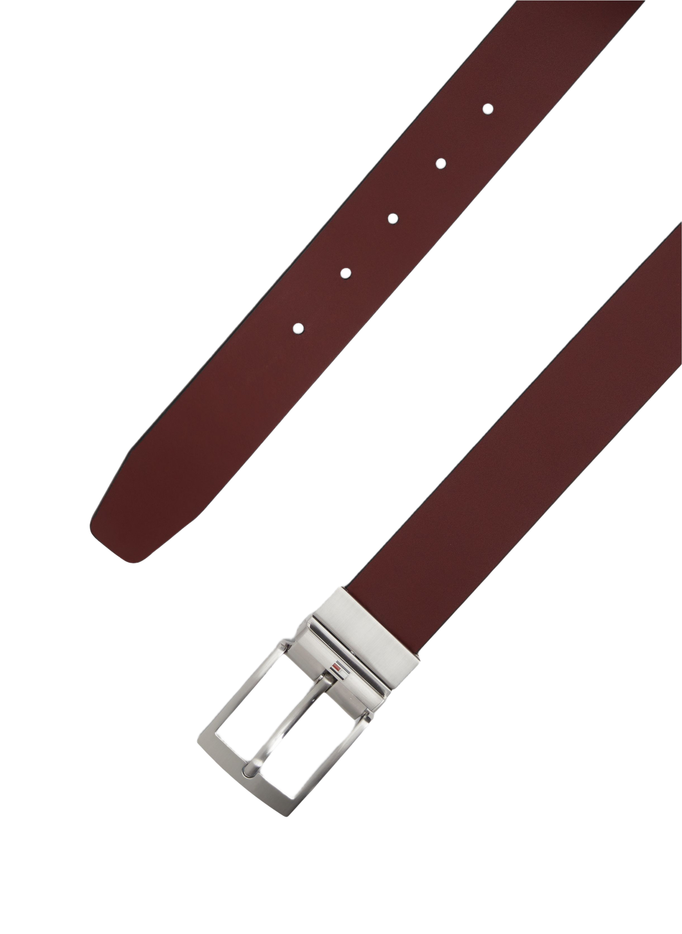 Wendegürtel aus Leder TOMMY HILFIGER Schwarz