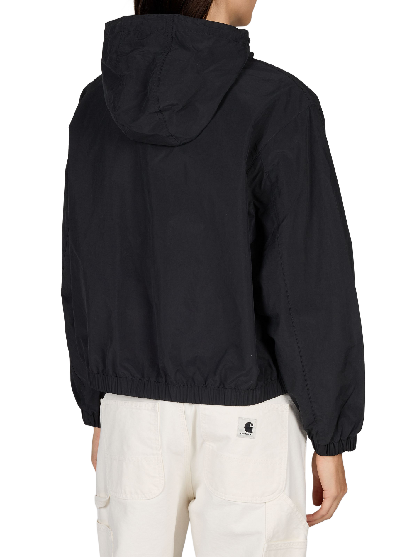 Giacca con cappuccio Travon con logo ricamato CARHARTT WIP Nero