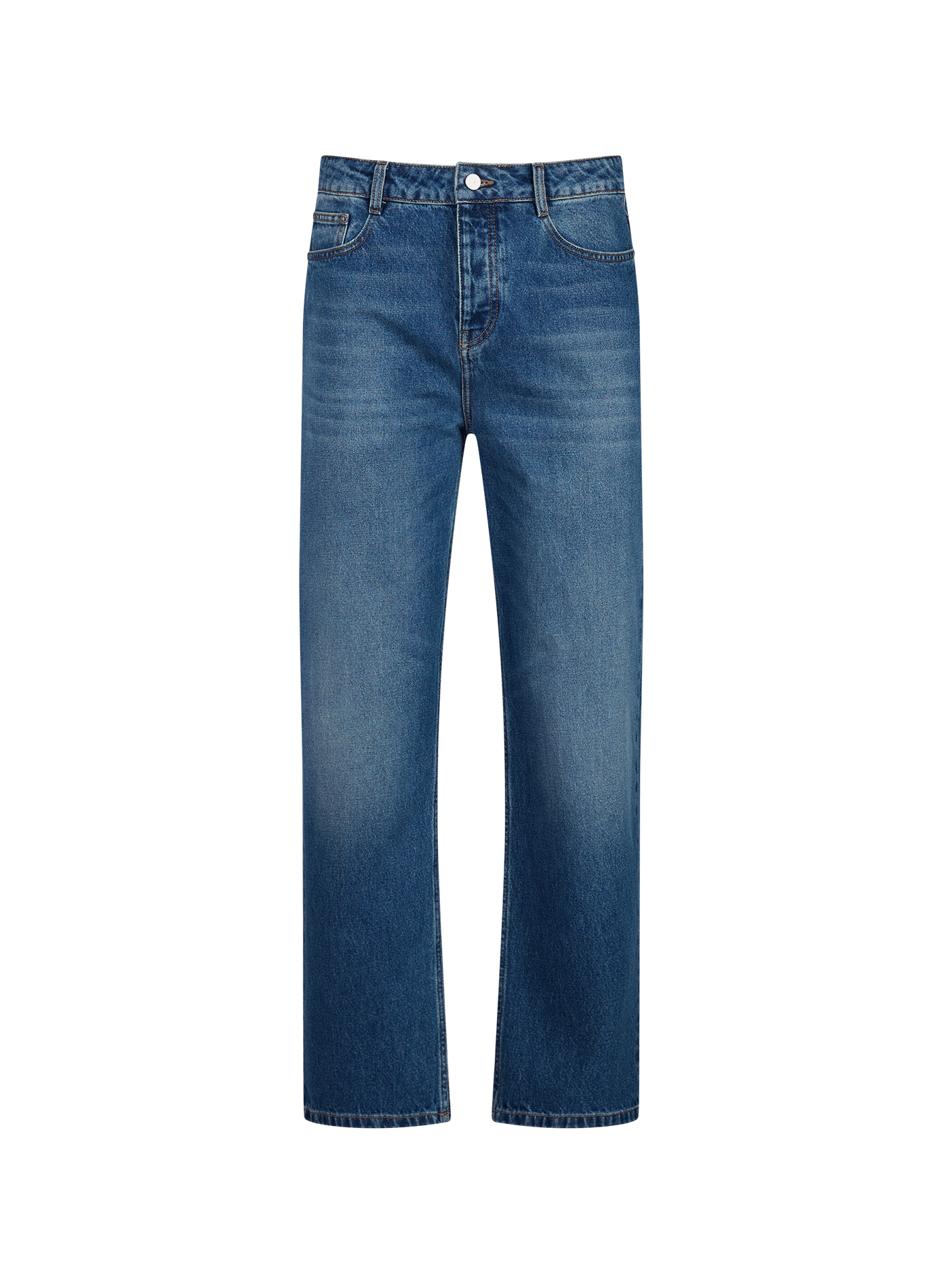 Washed cotton BETA jeans SAISON 1865 Blue