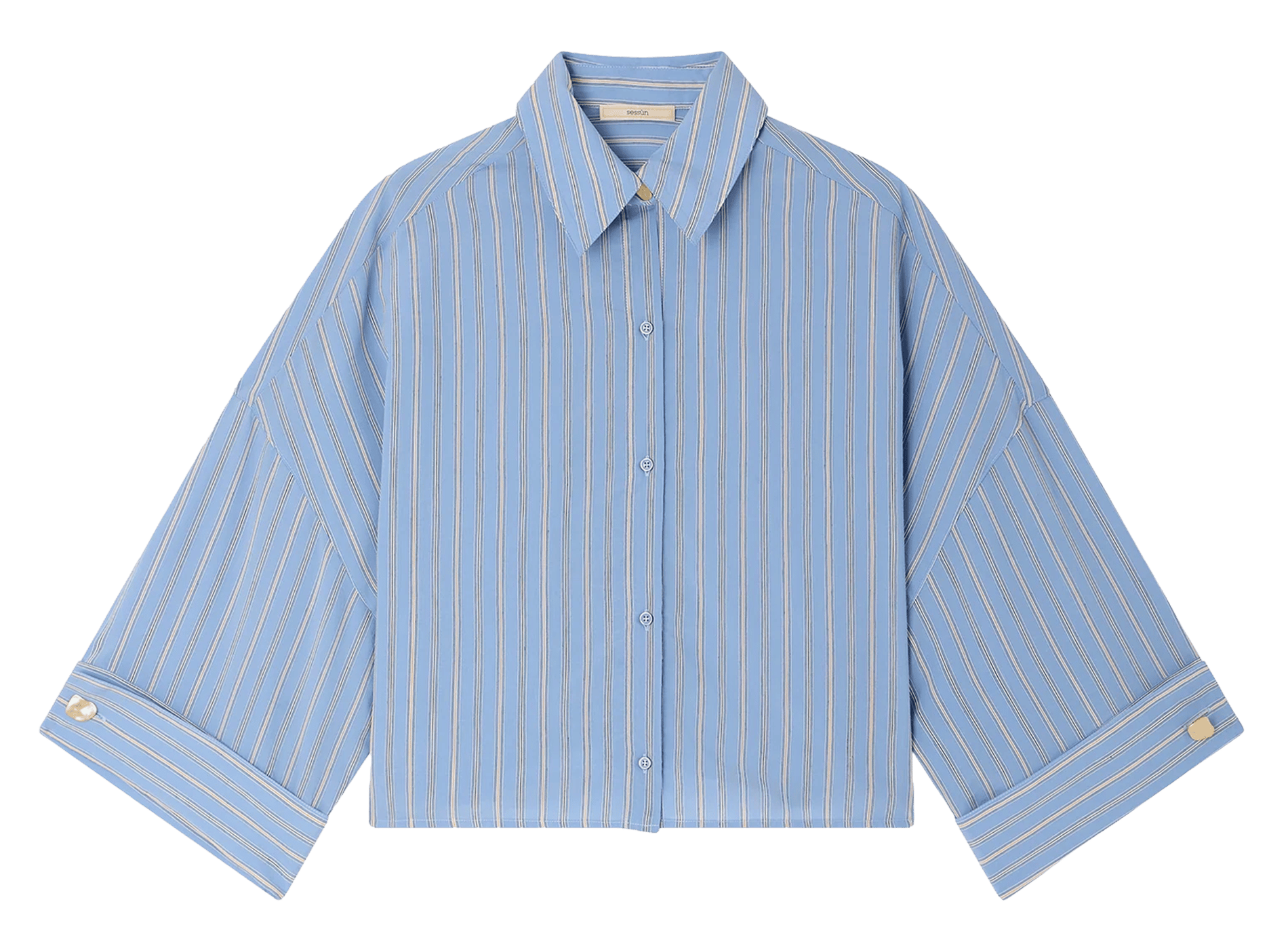 Chemise ample à rayures rythmia SESSUN Bleu