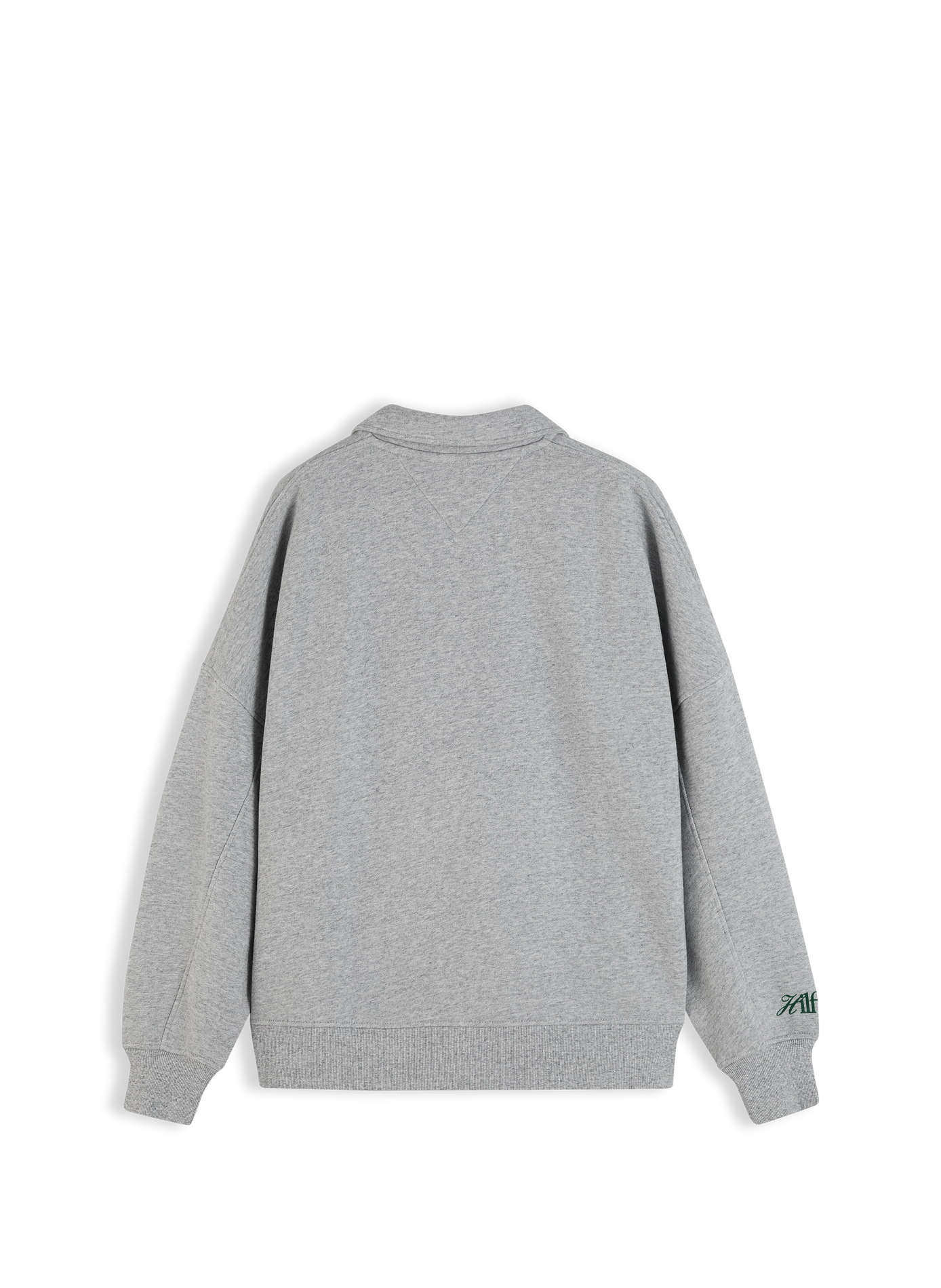 Sweat ample à col polo en coton TOMMY HILFIGER Grau