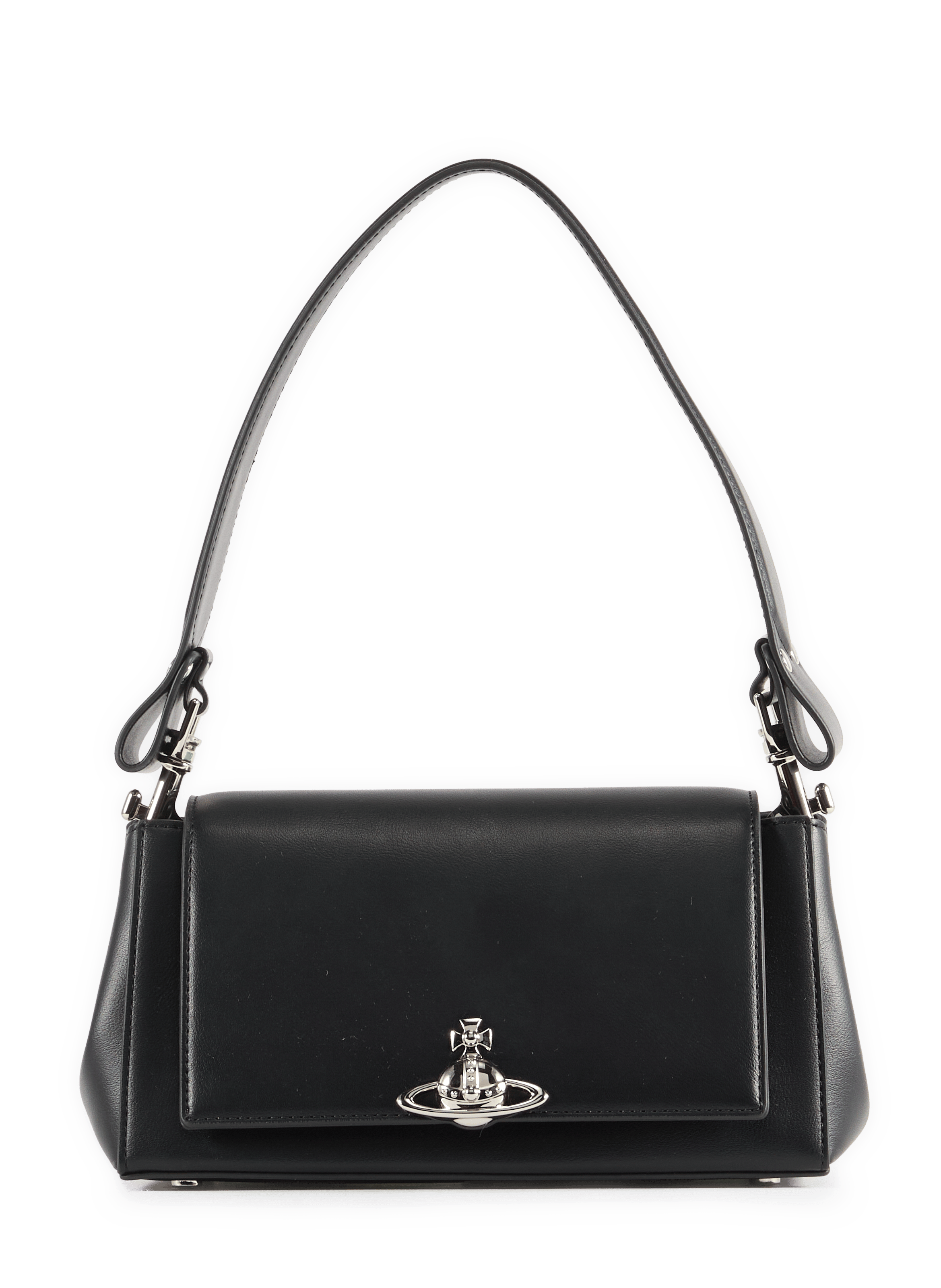 Einfarbige Schultertasche VIVIENNE WESTWOOD Schwarz