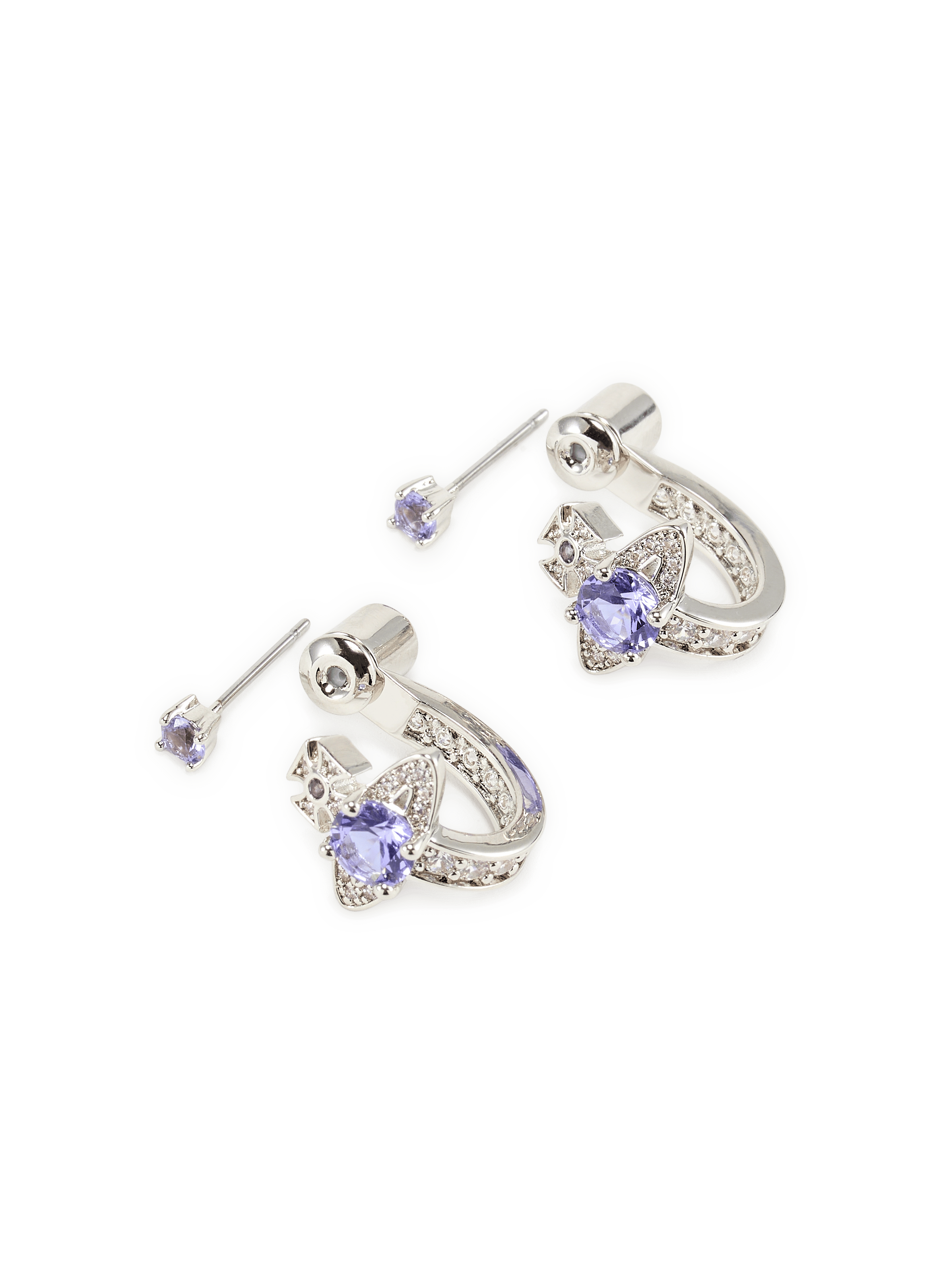 Earrings Maitena with crystals VIVIENNE WESTWOOD Blue