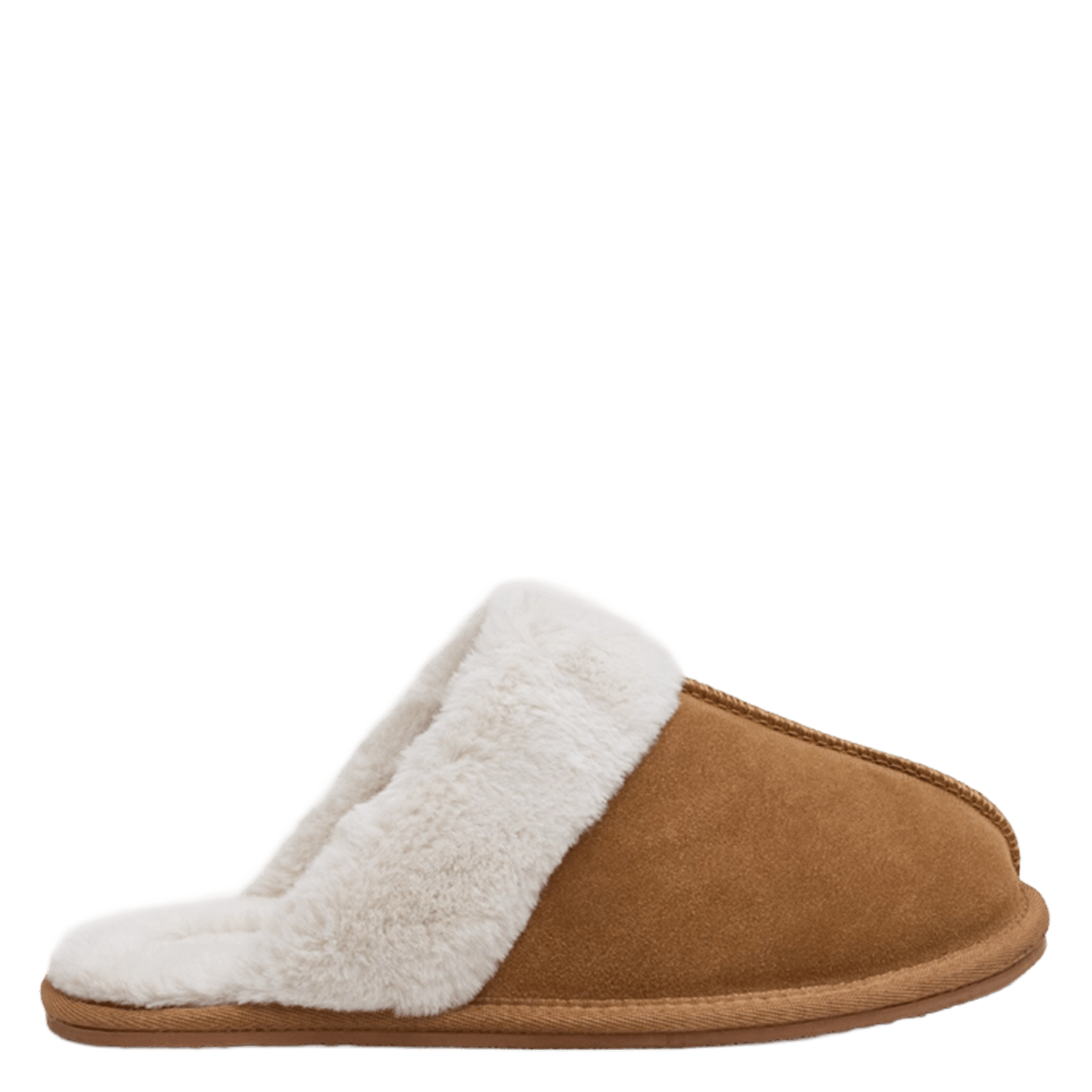 Chaussons plats en cuir mélangé junior JONAK Marron