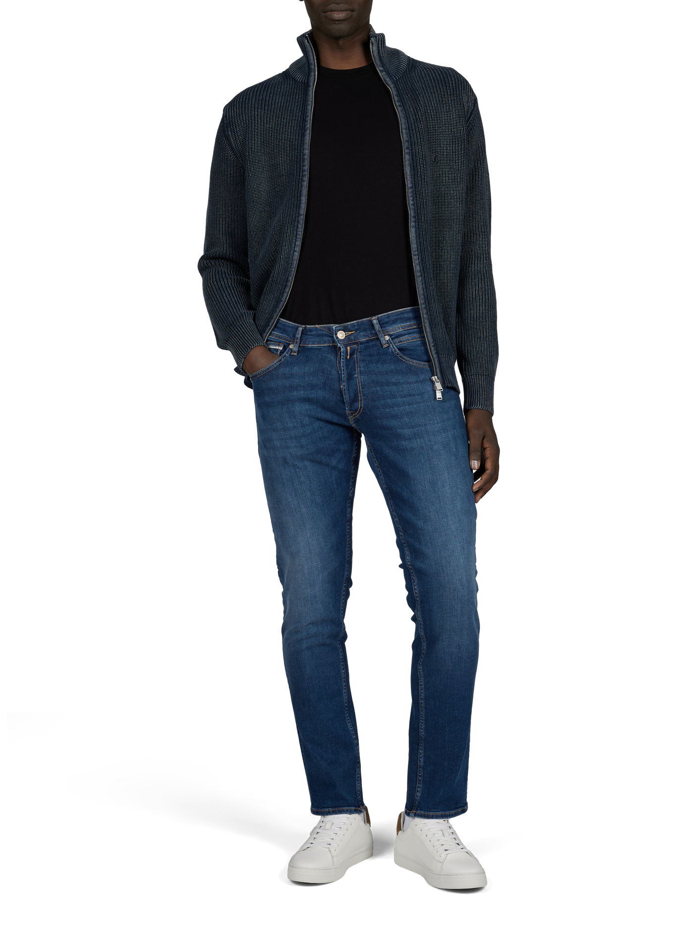 Jean slim taille mi-haute REPLAY Bleu