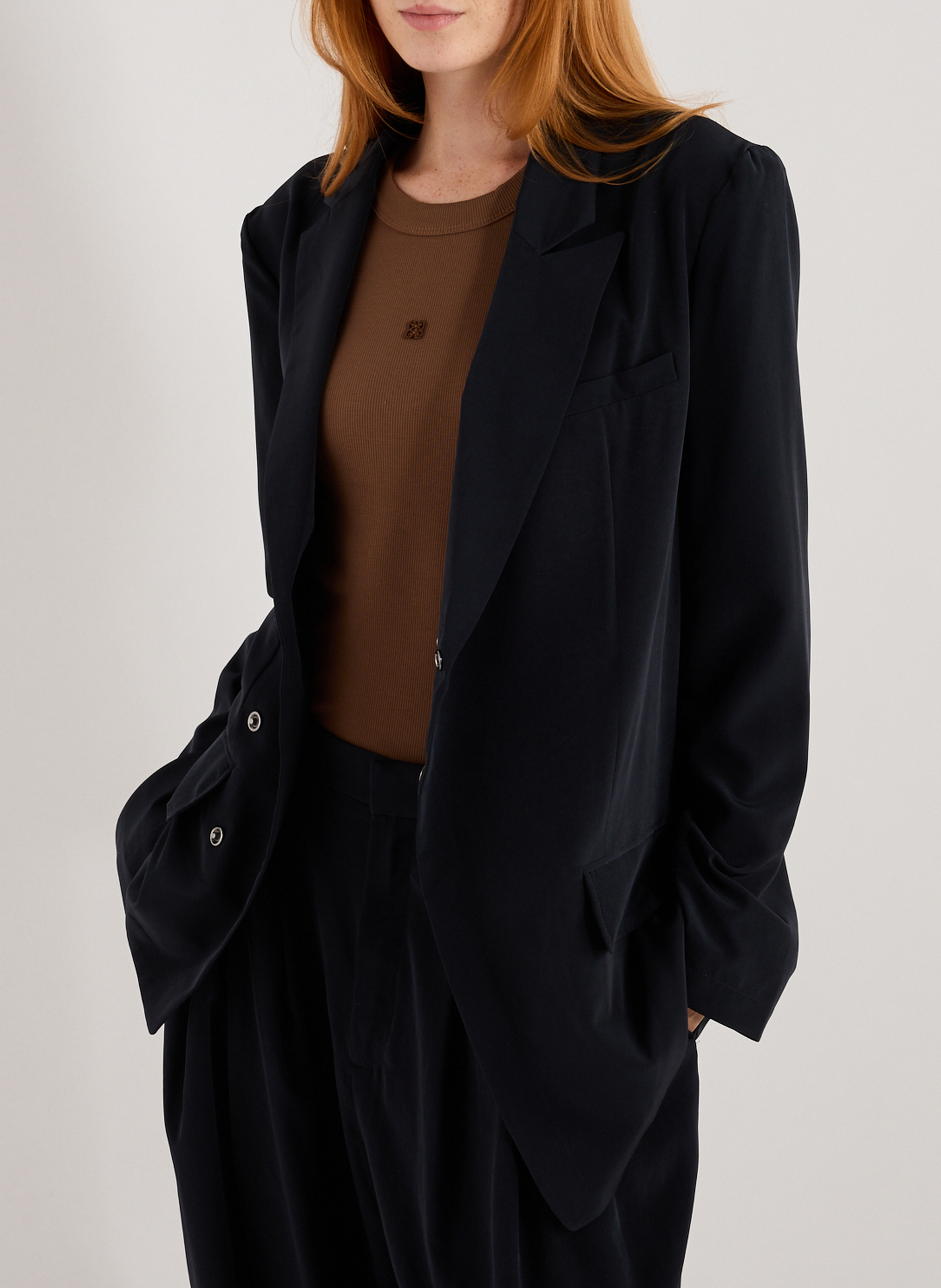 Asymmetrischer Blazer TIBI Blau