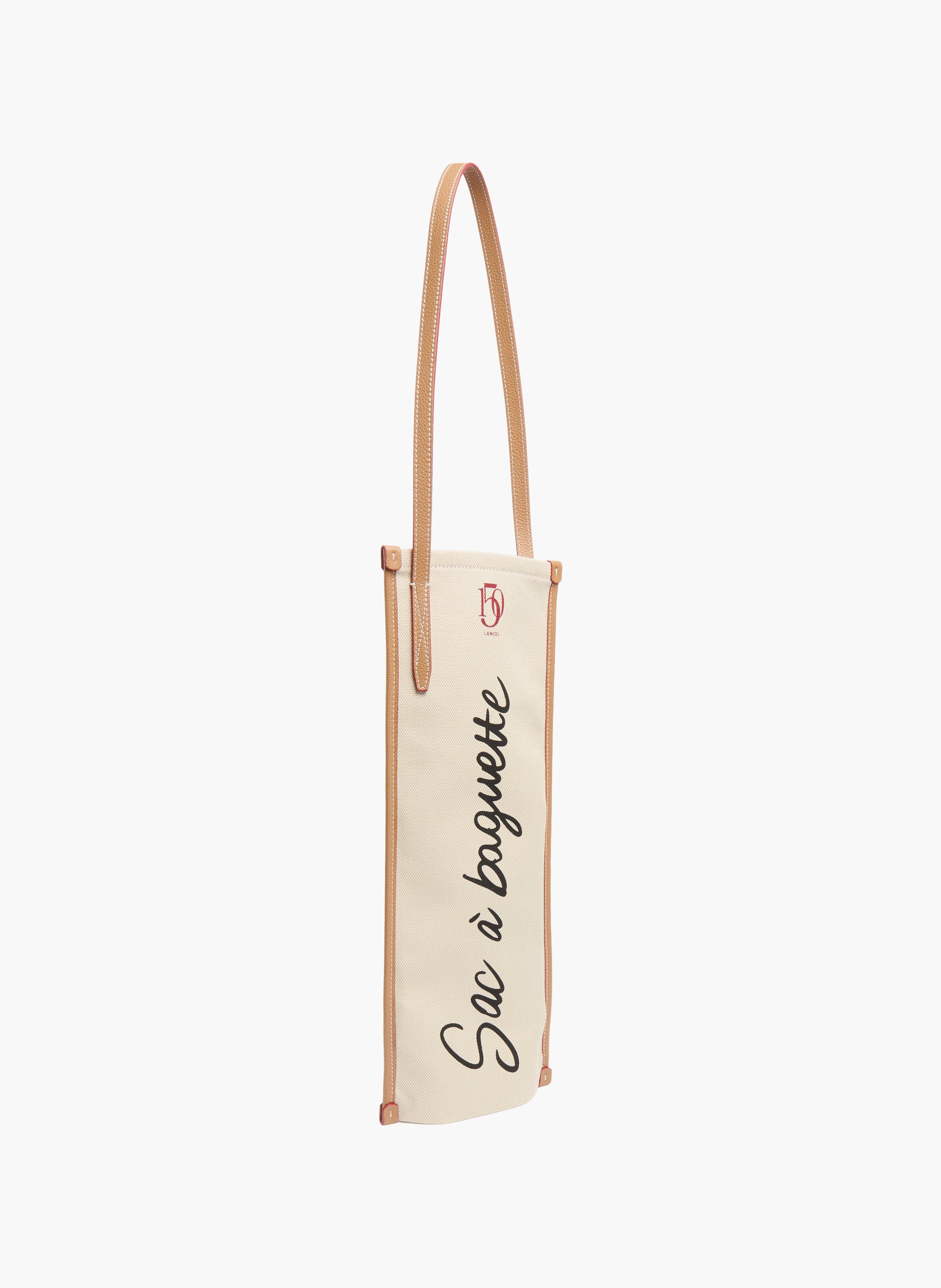 Sac cabas capsule lancel 150y en animation 150y : toile & cuir de vachette lisse LANCEL Multicolore
