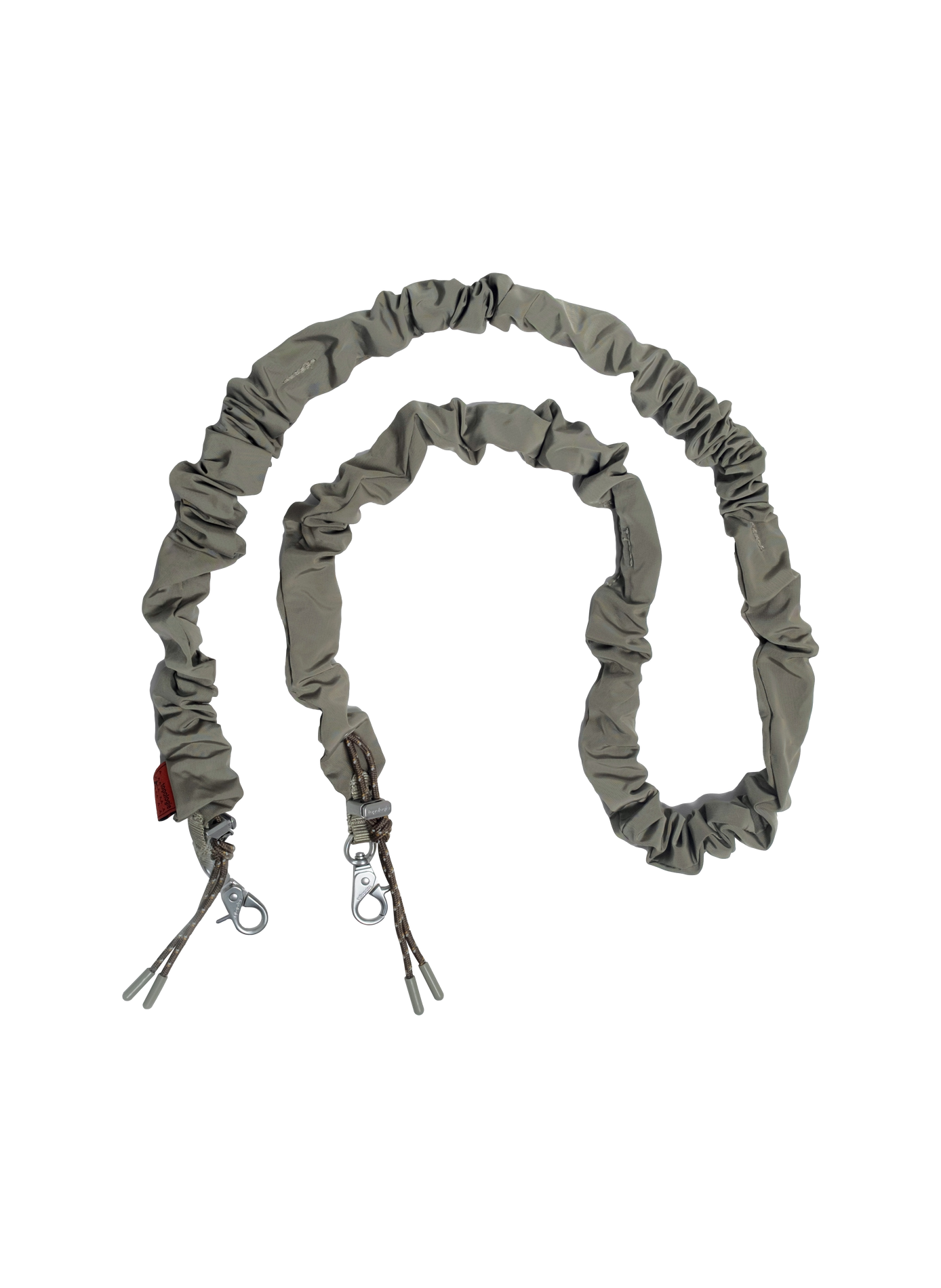 Pleated shoulder strap with lobster clasp TOPOLOGIE Khaki