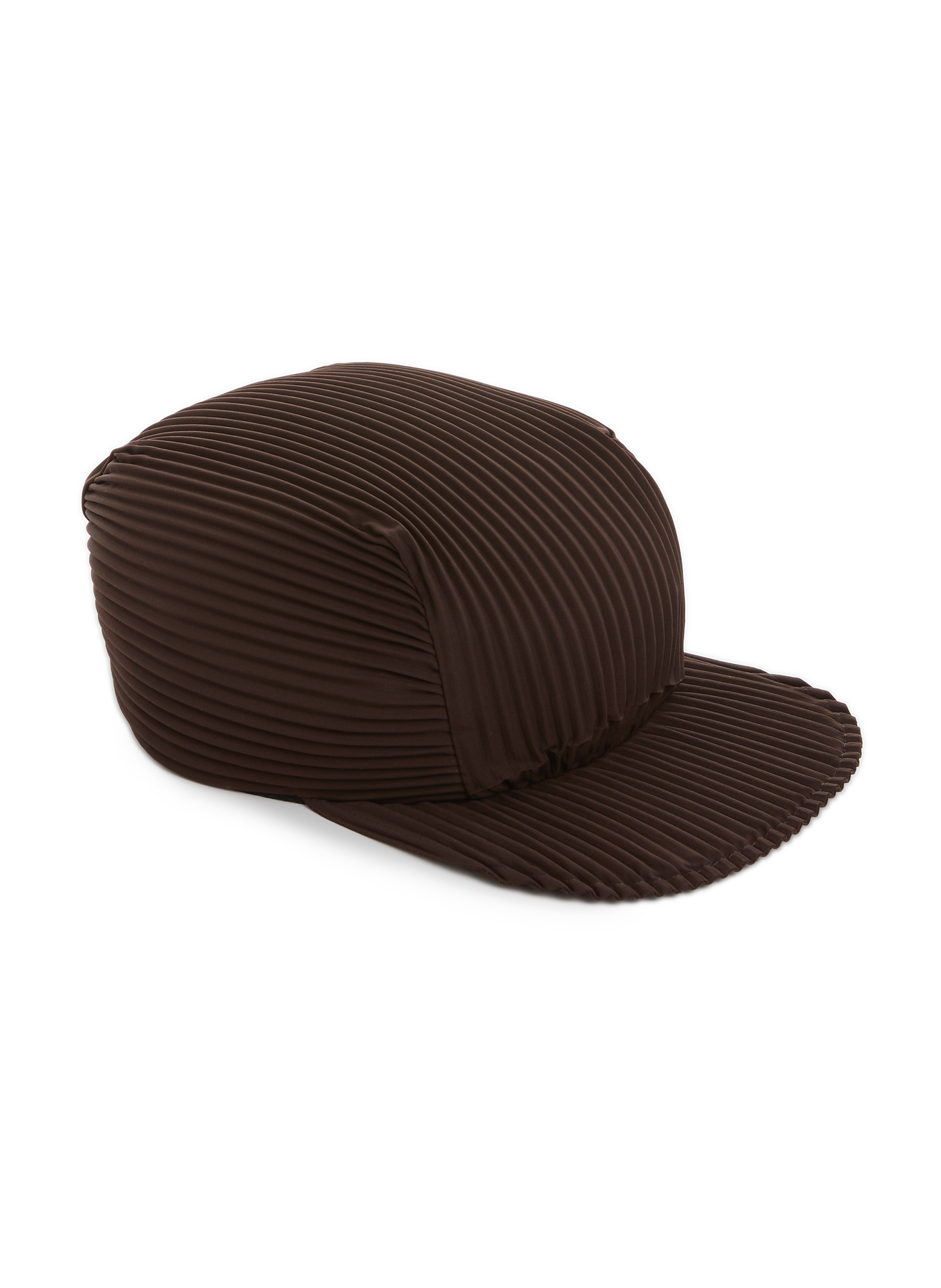 Casquette tissu plissé
