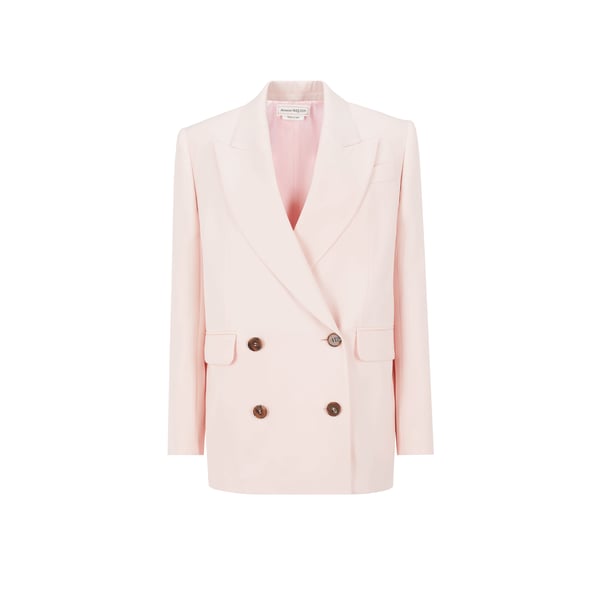 Blazer en crêpe de laine