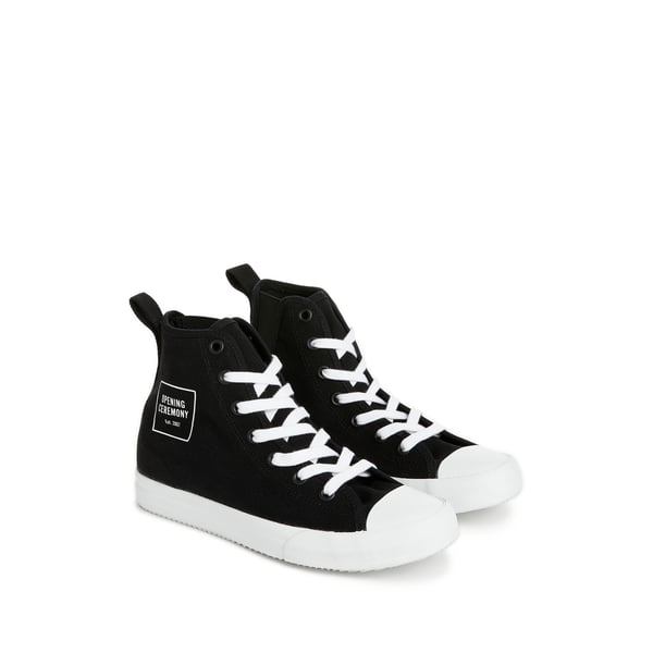 Baskets hautes en toile