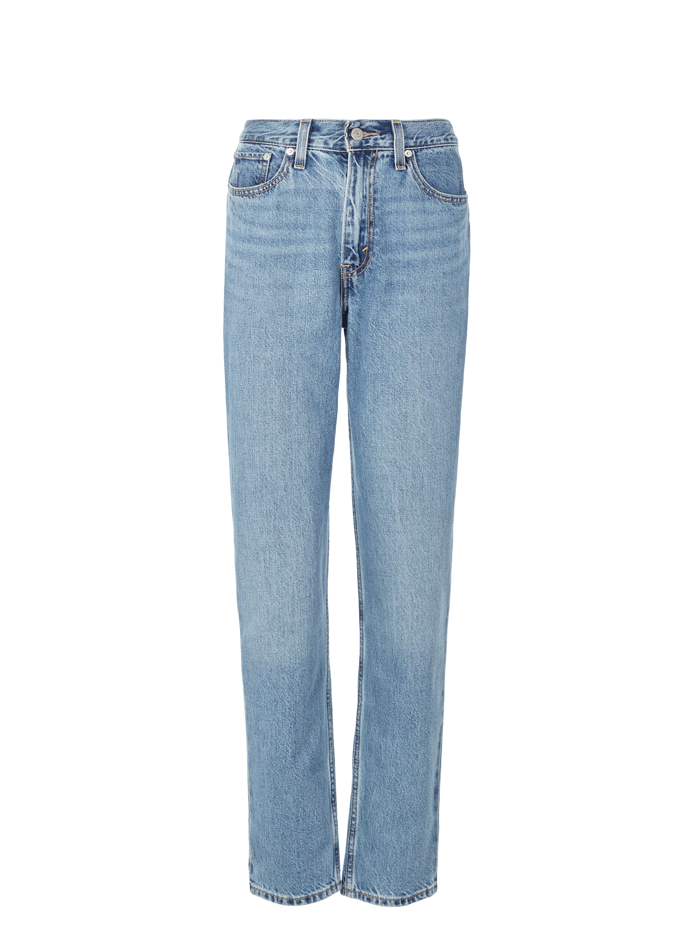 Jean 80s Mom en coton denim LEVI'S Bleu
