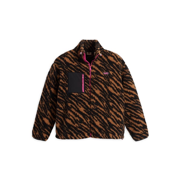 Blouson motif léopard