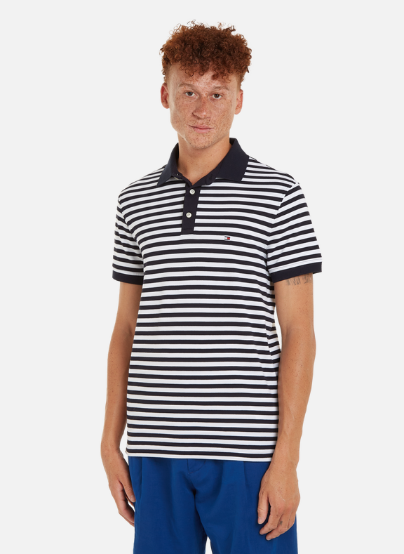 TOMMY HILFIGER Short-sleeved polo shirt Blue