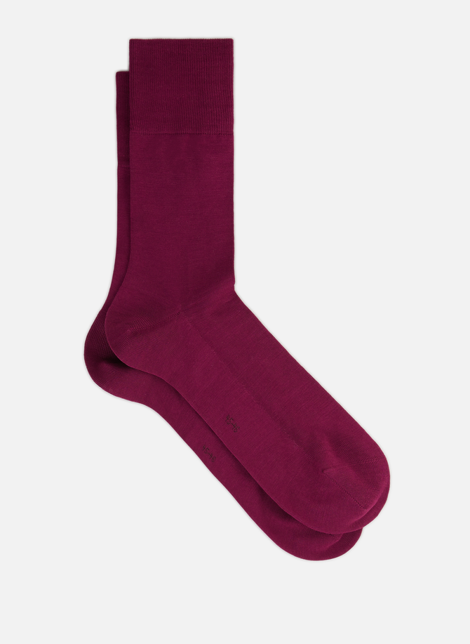 Camouflage-print mid-calf cotton-blend socks FALKE